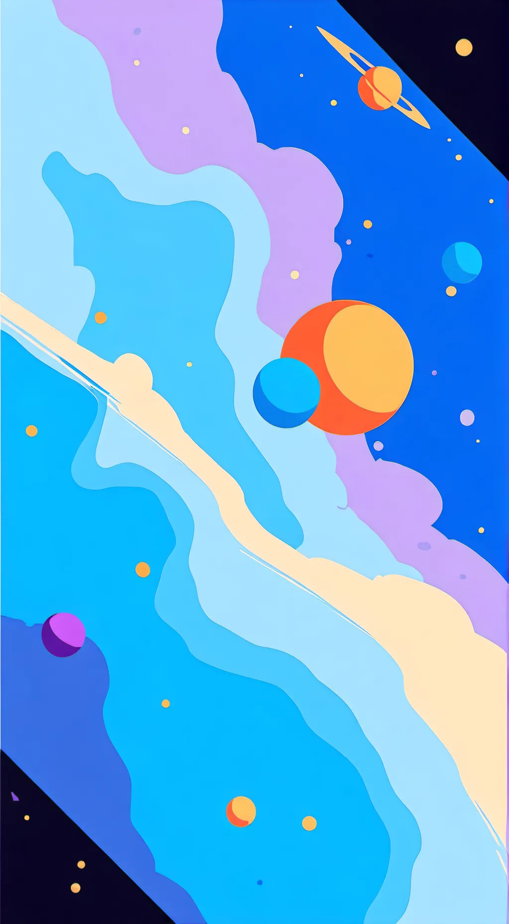 ai character: ￼ galaxy background