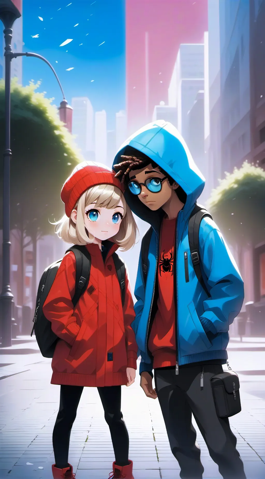 ai character: Spiderman 2018 sho background