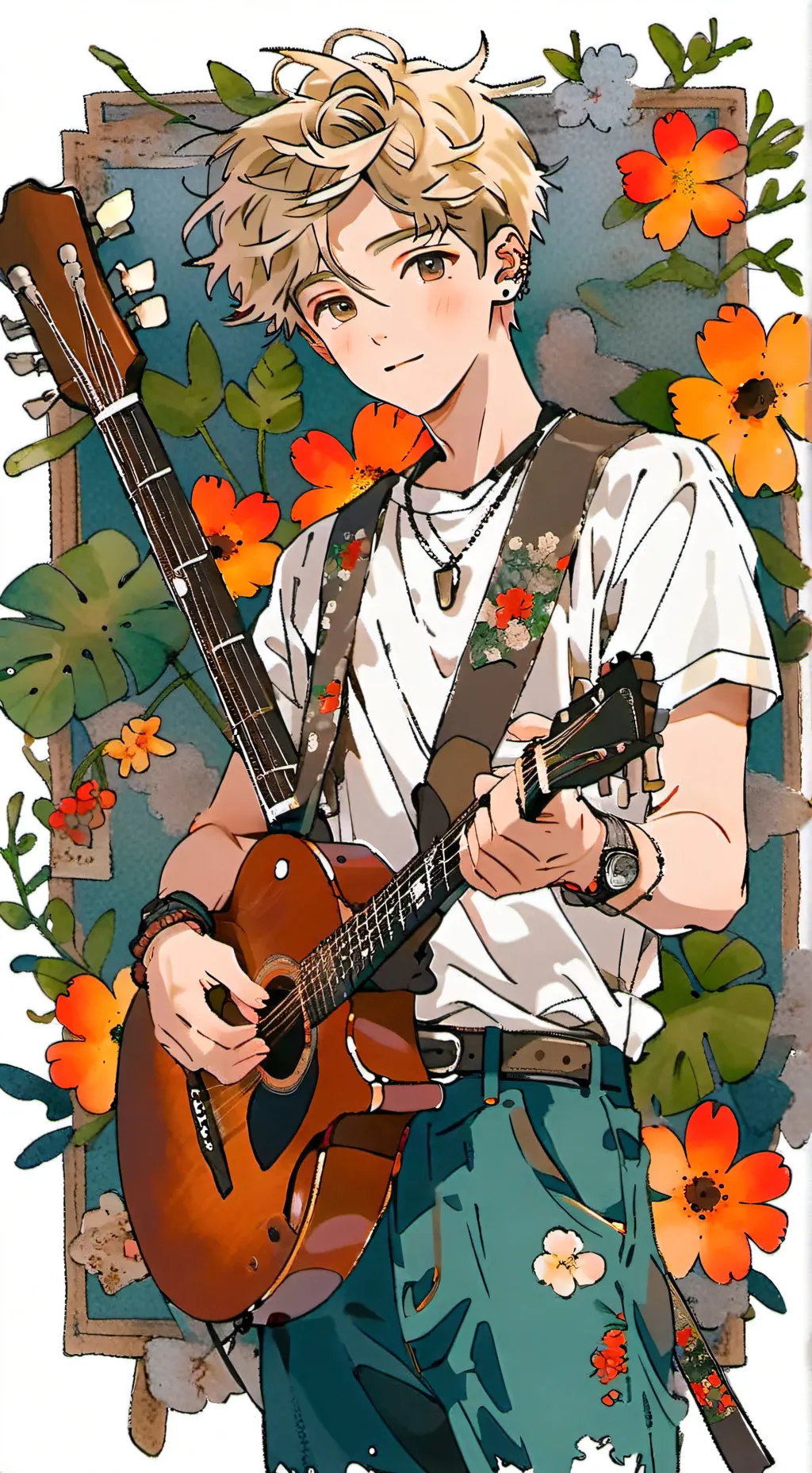 ai character: justin background