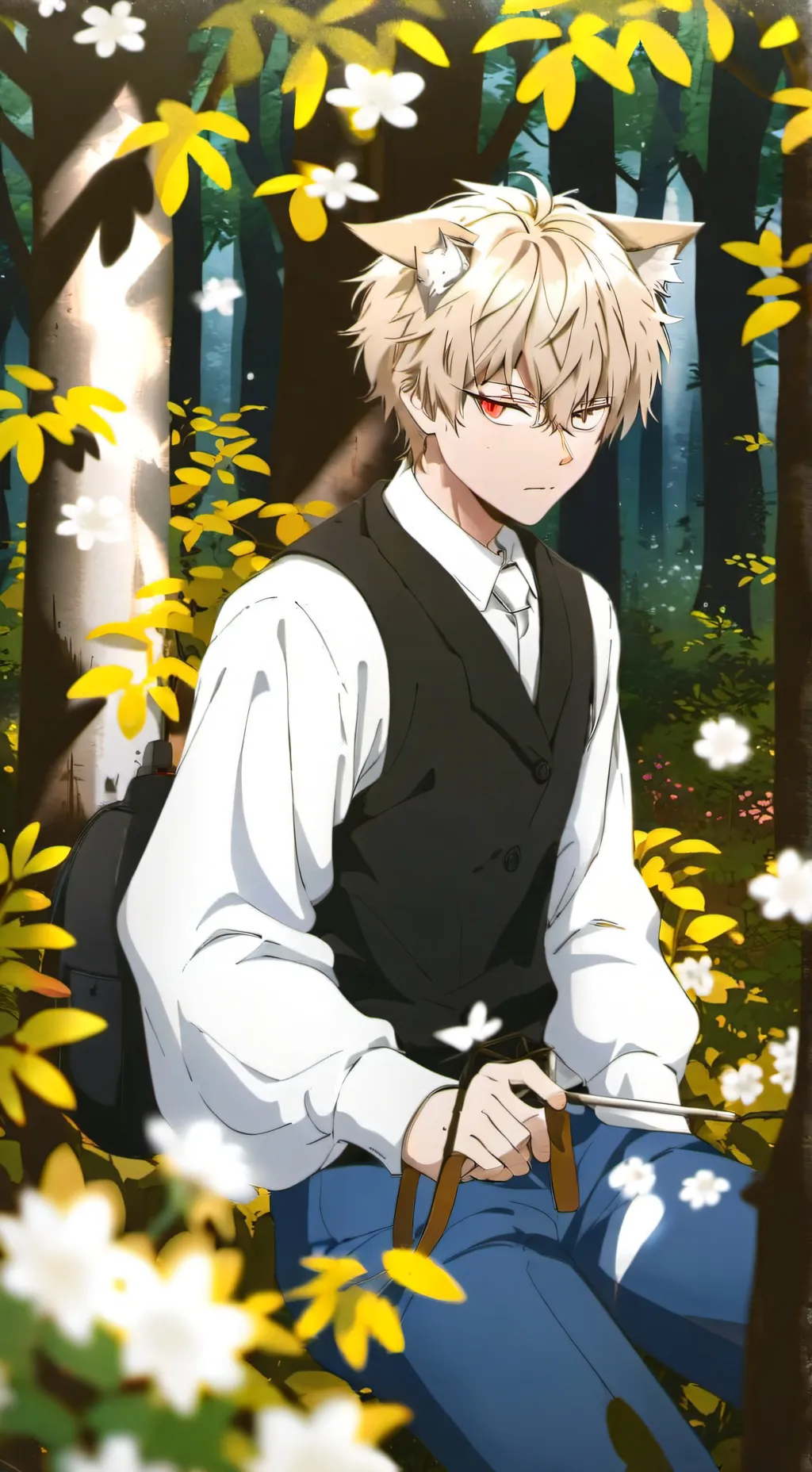 ai character: MHA ur the villain background