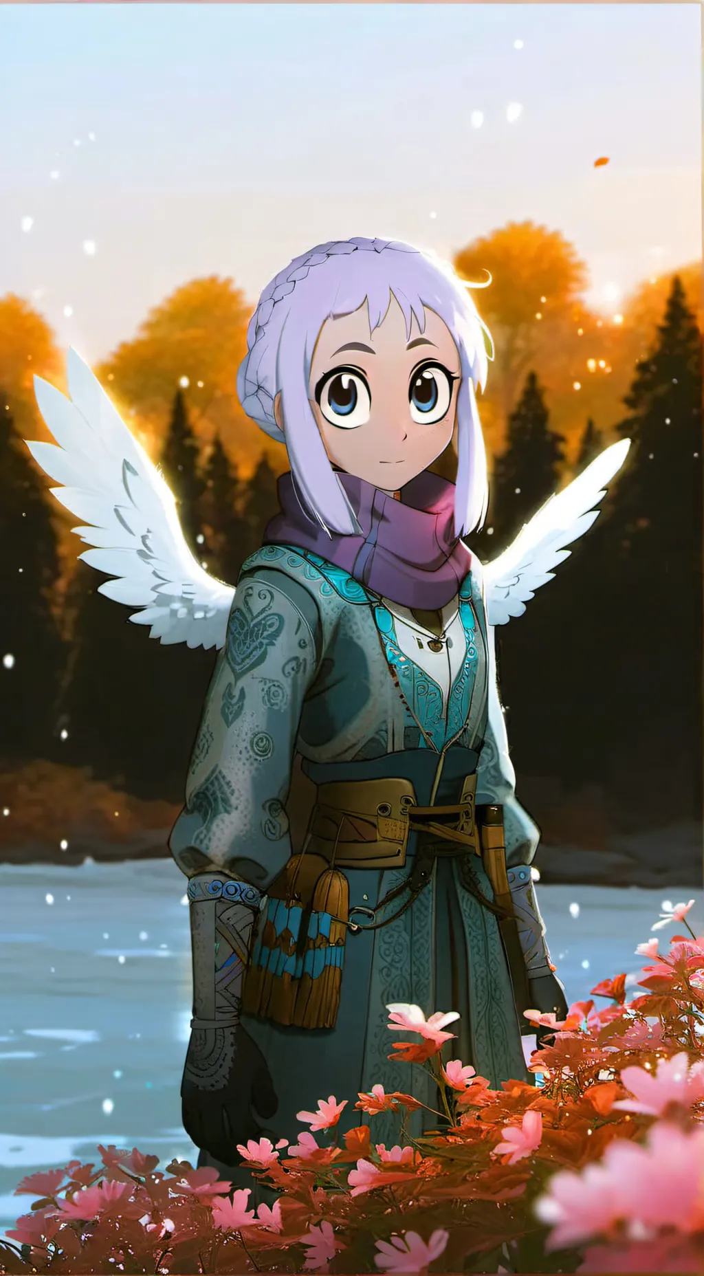 ai character: Flutter background