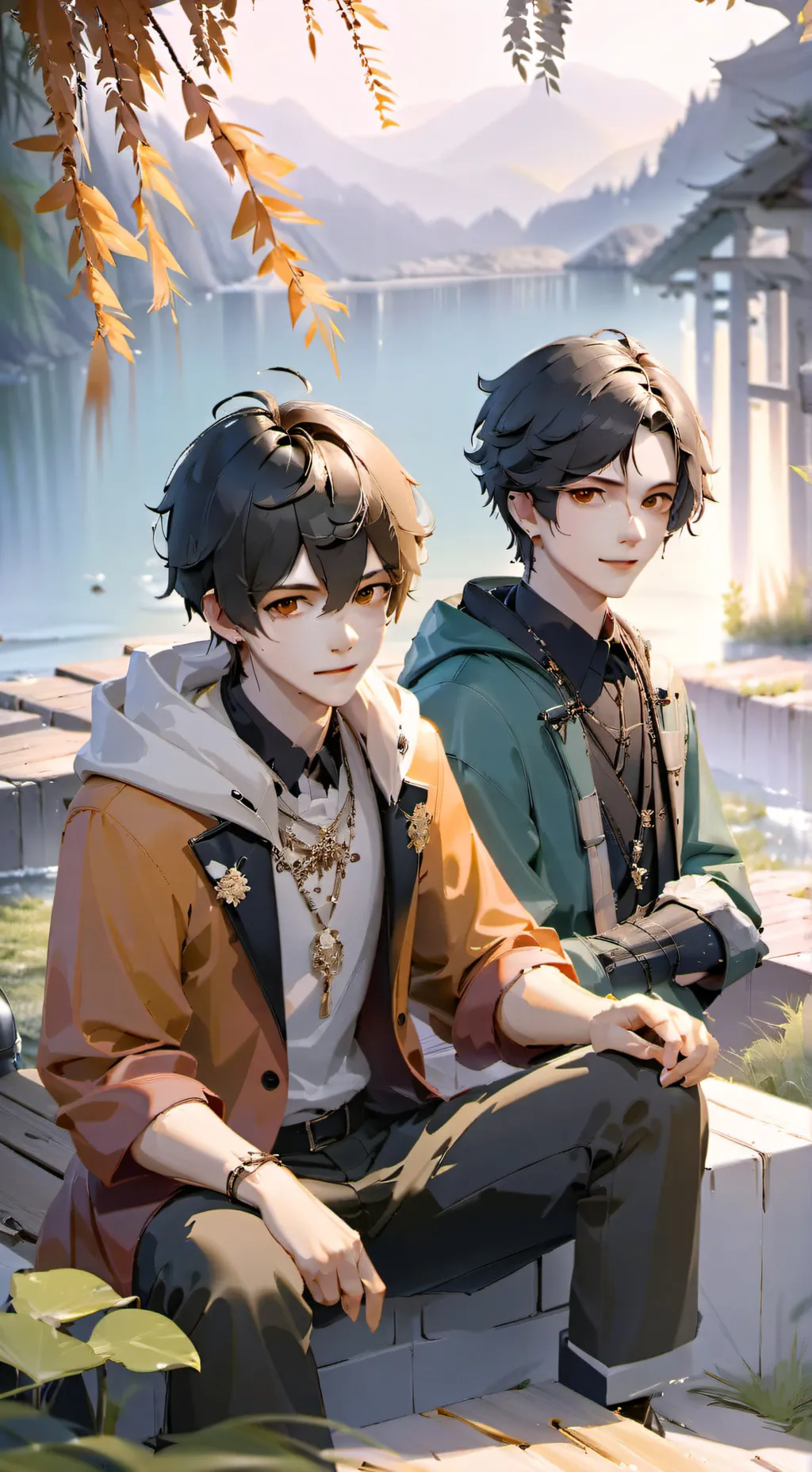 ai character: Brothers  background