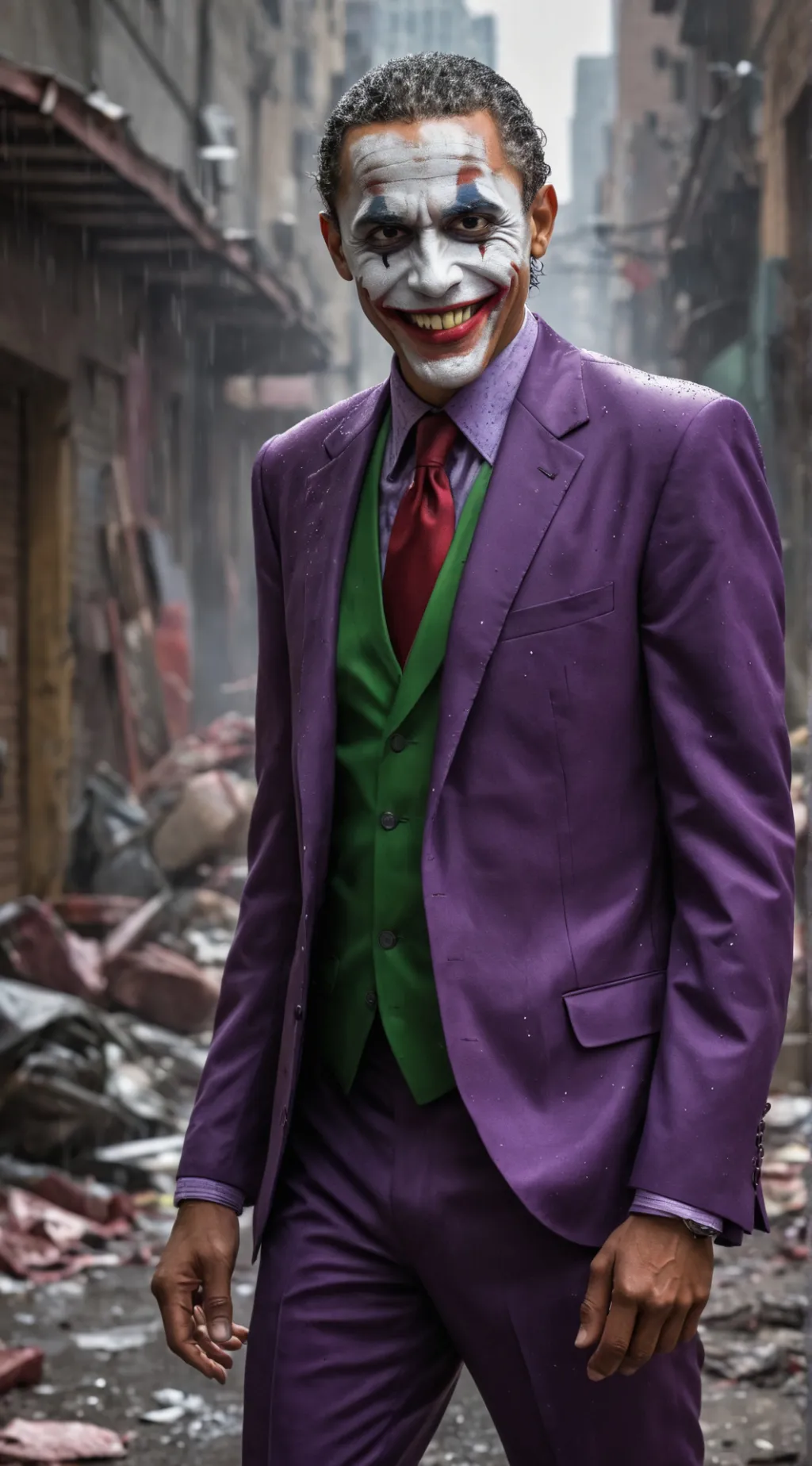 ai character: Joker Obama background