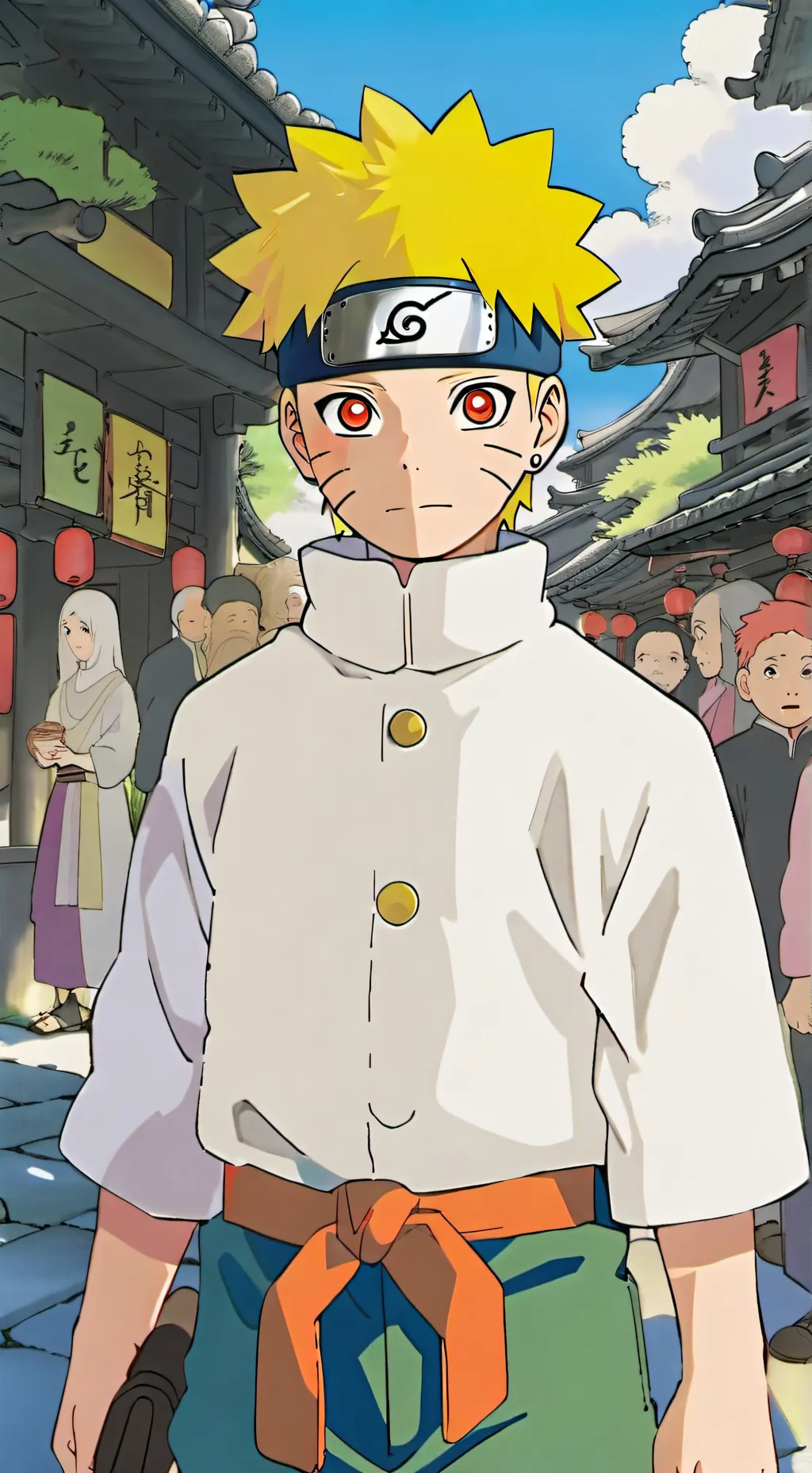 ai character: Naruto uzimaki background