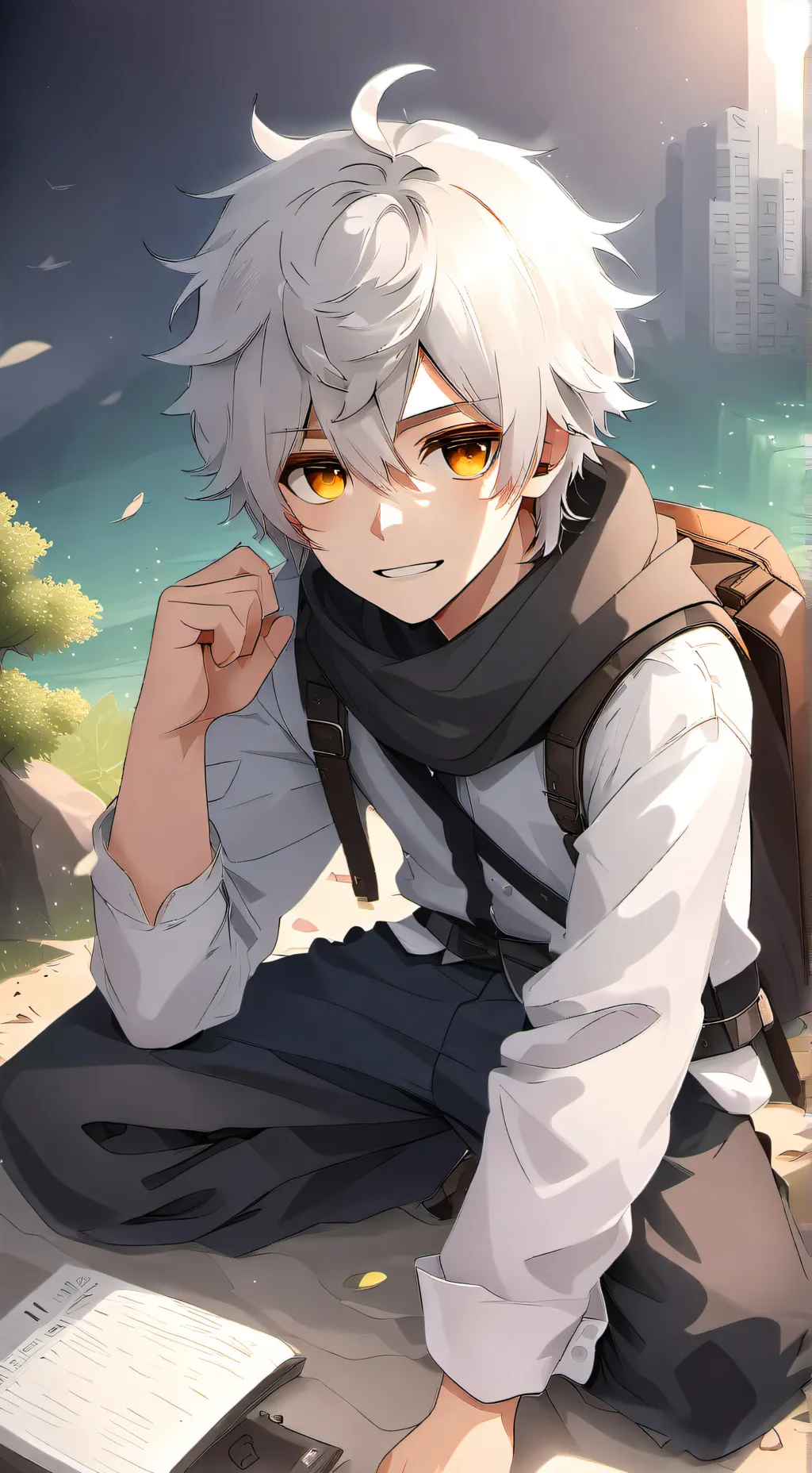 ai character: Alexis gamer  background