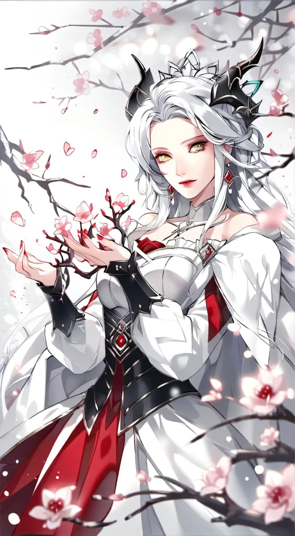 ai character: The Ice Queen background