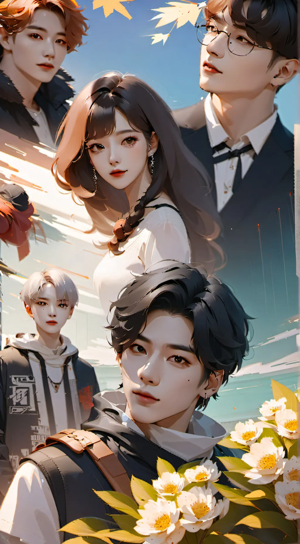 ai character: Stray kids background