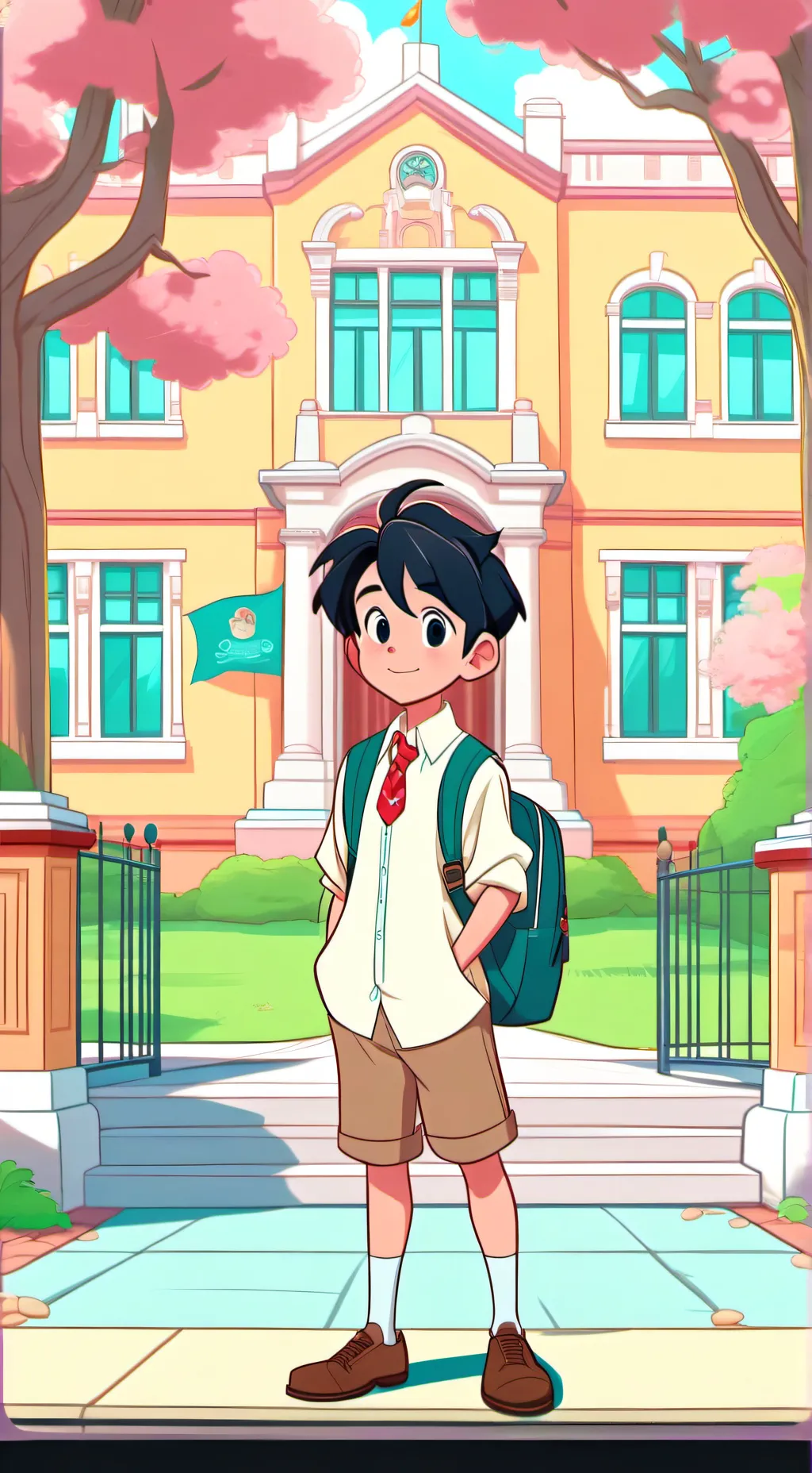 ai character: Mha test background