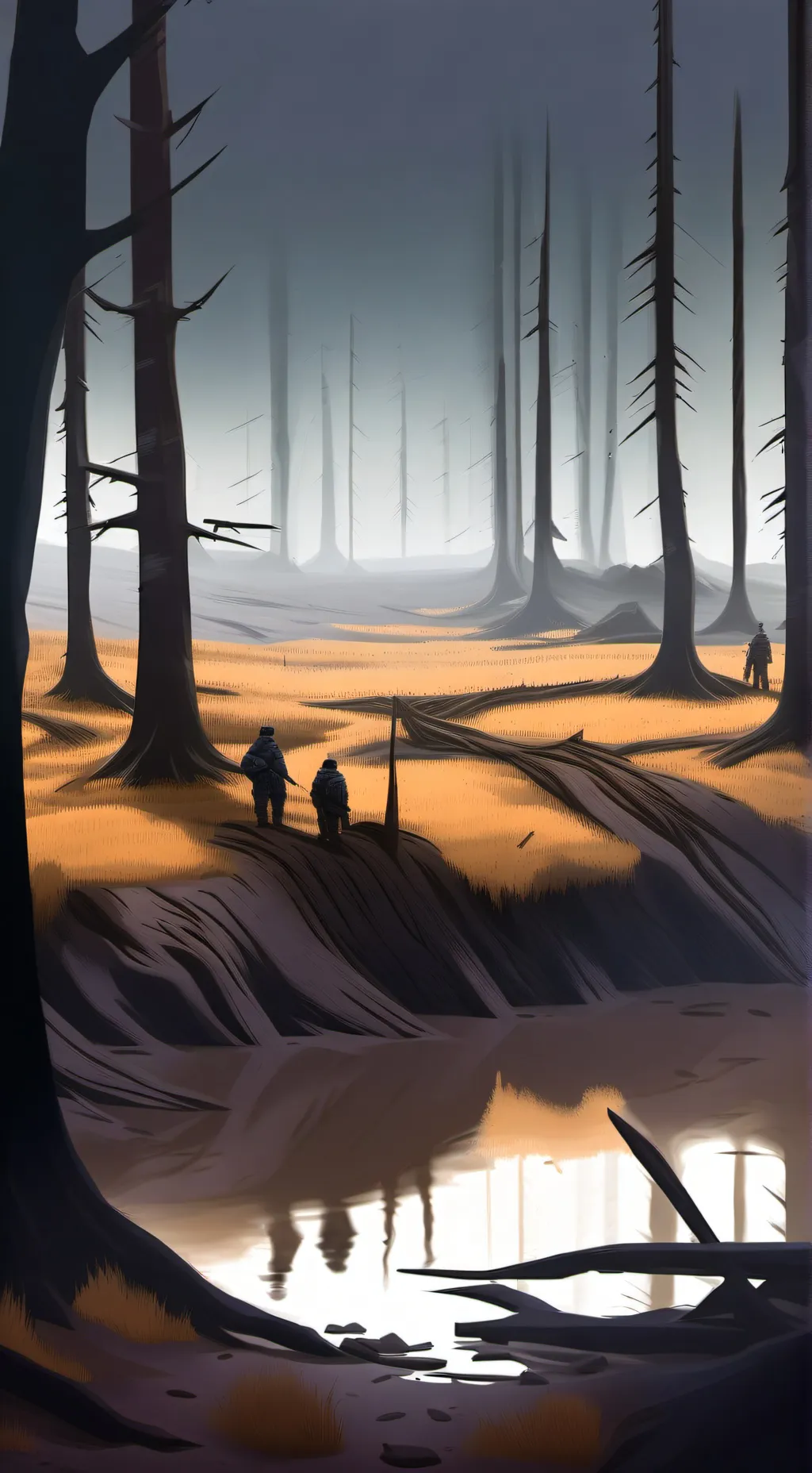 ai character: no mans land  background