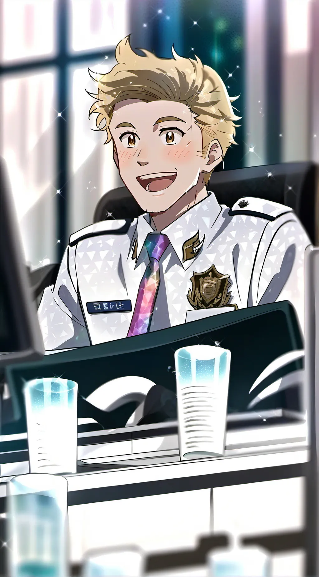 ai character: MHA (Mirio) background