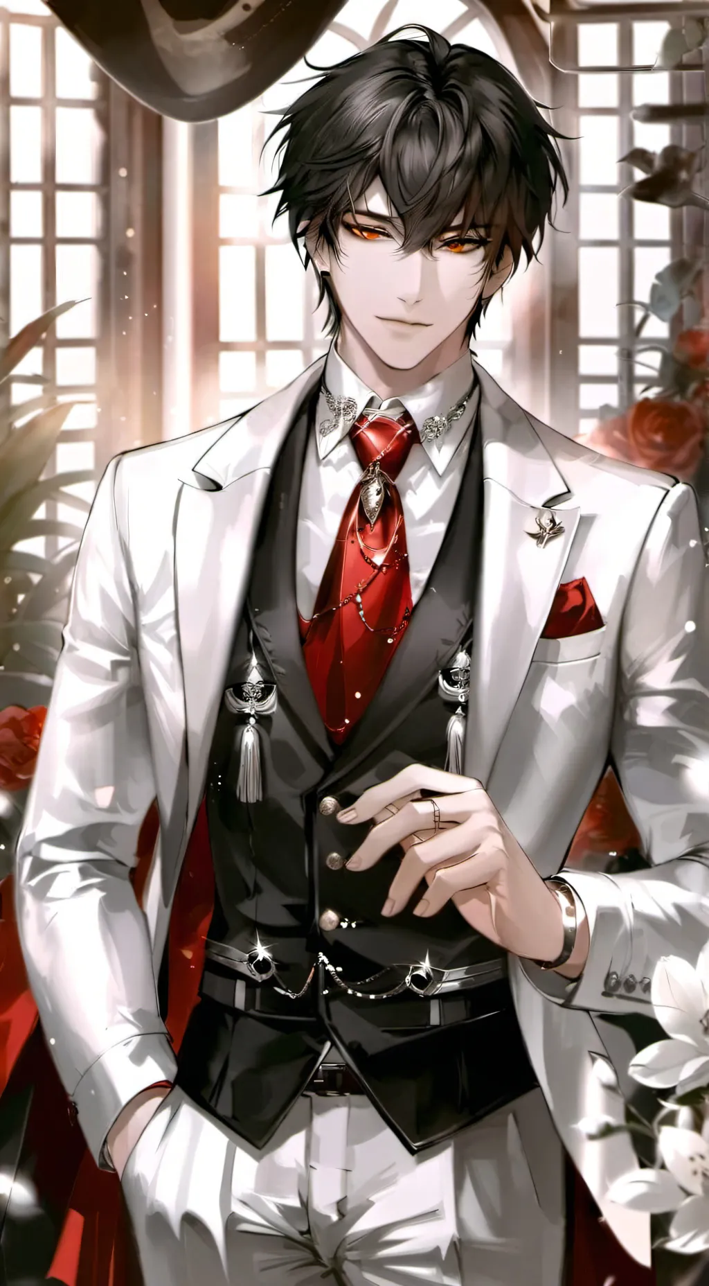 ai character: Angelo  background