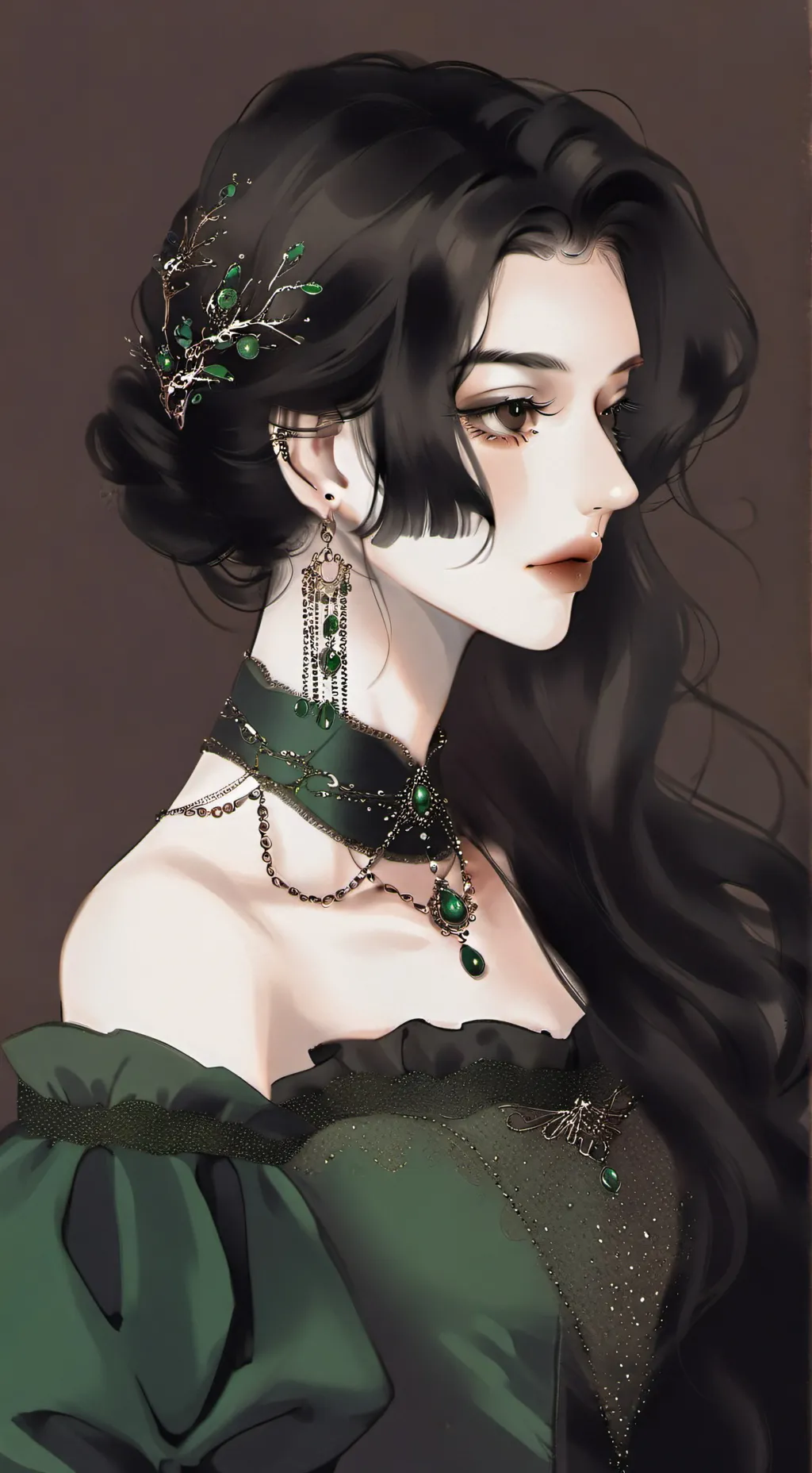 ai character: Jade background
