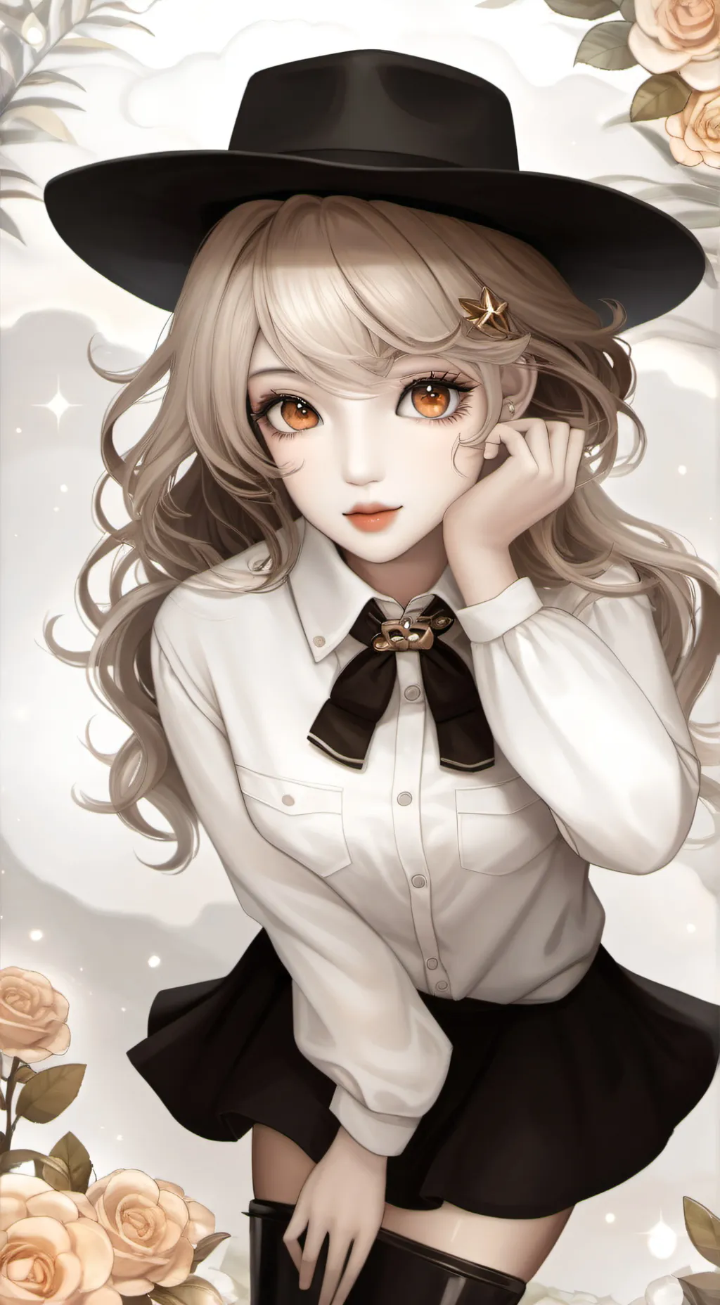 ai character: Mha Western background