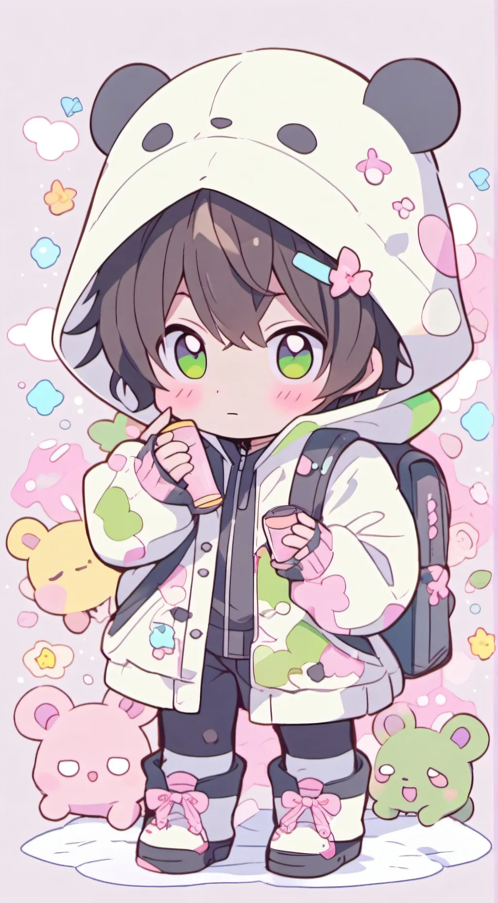ai character: enhypen  background