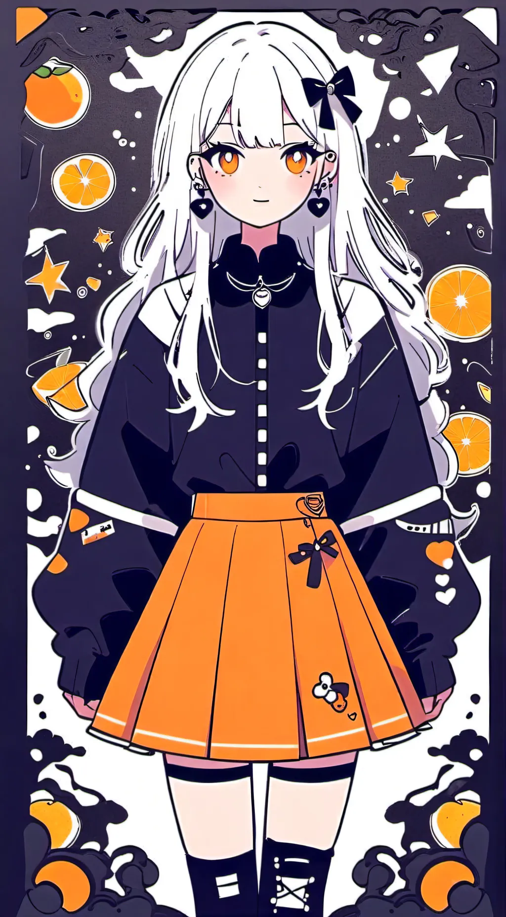 ai character: Orangiesham background