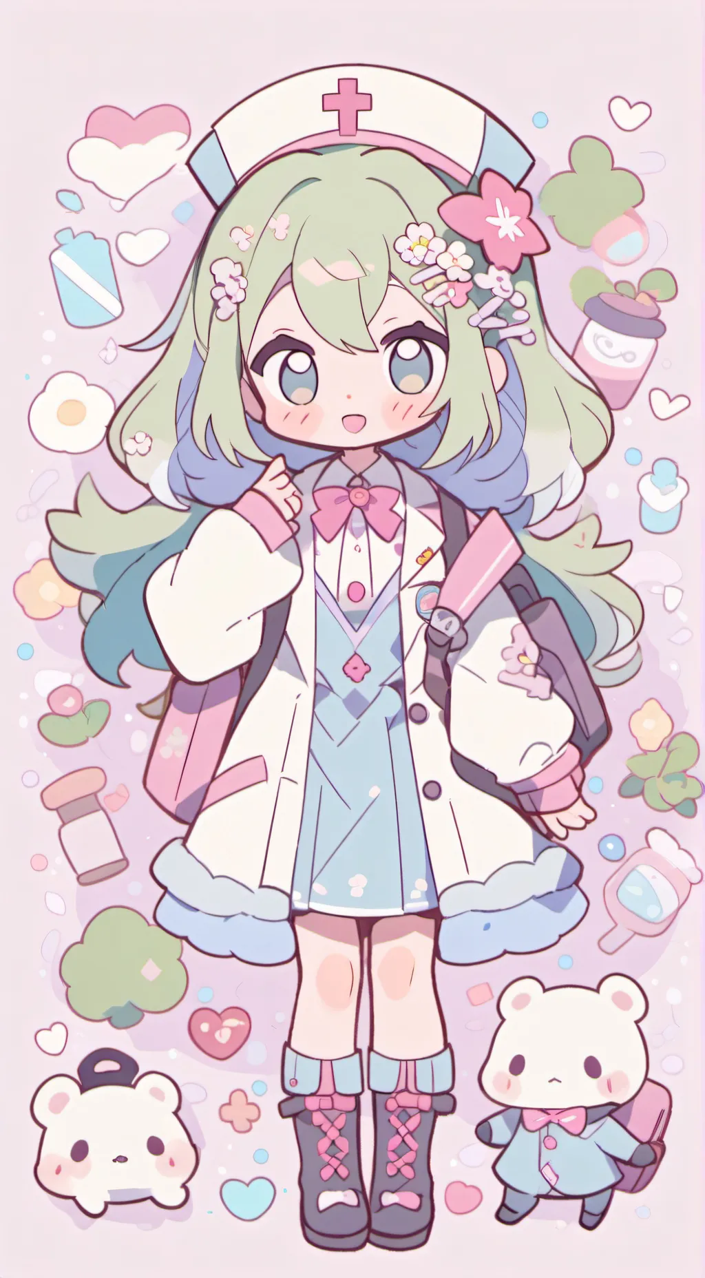 ai character: Luz background