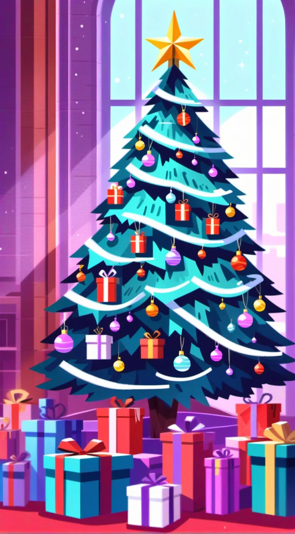 ai character: Hh christmas!!! background