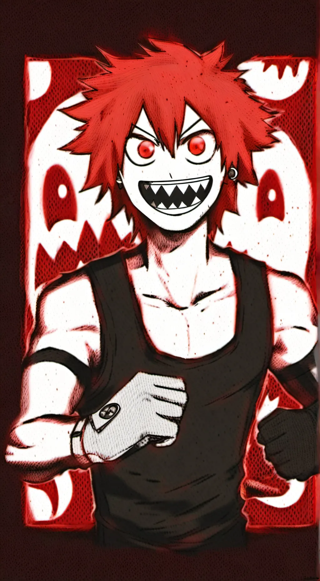 ai character: MHA (Kirishima) background
