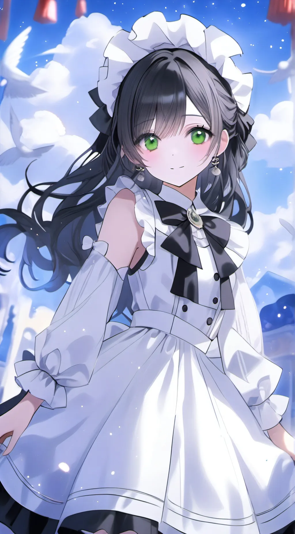 ai character: Cat girl (Annie) background
