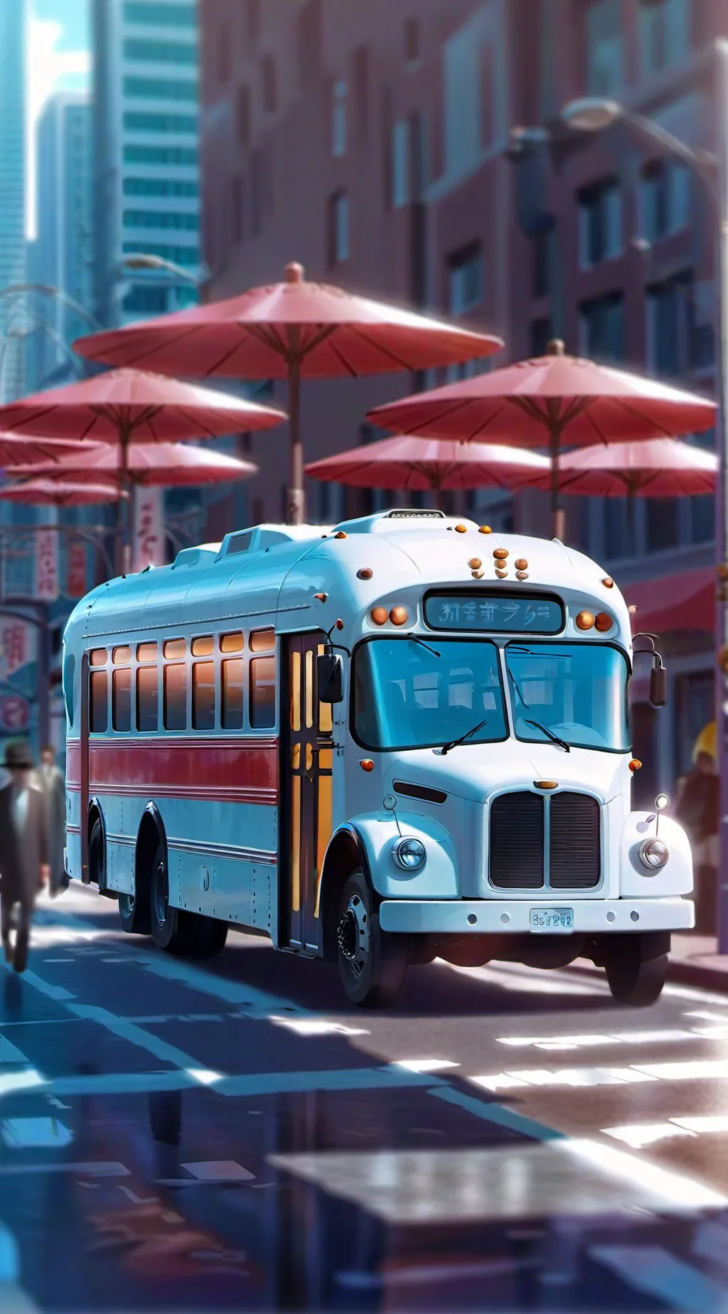ai character: road trip  background