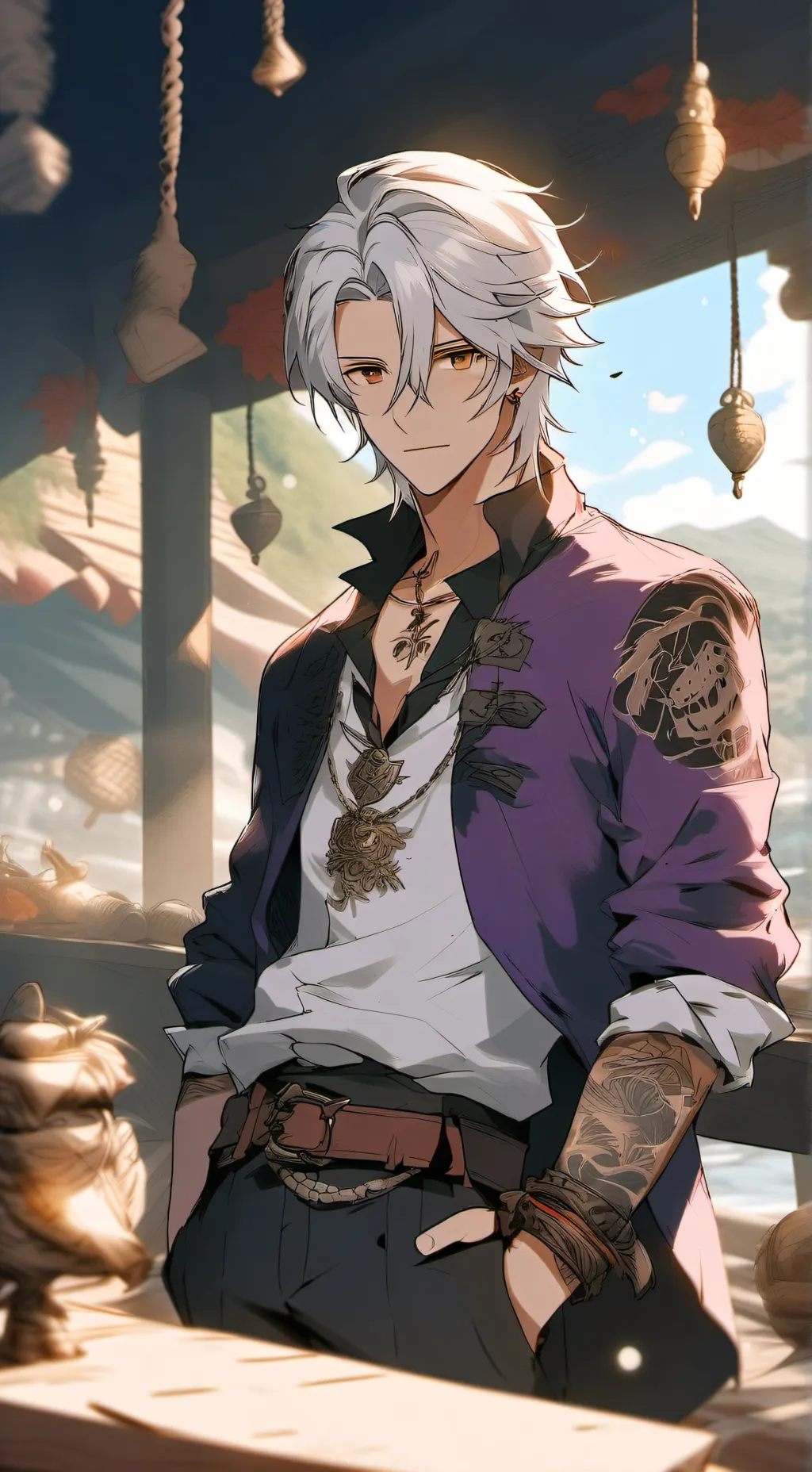 ai character: Olly background