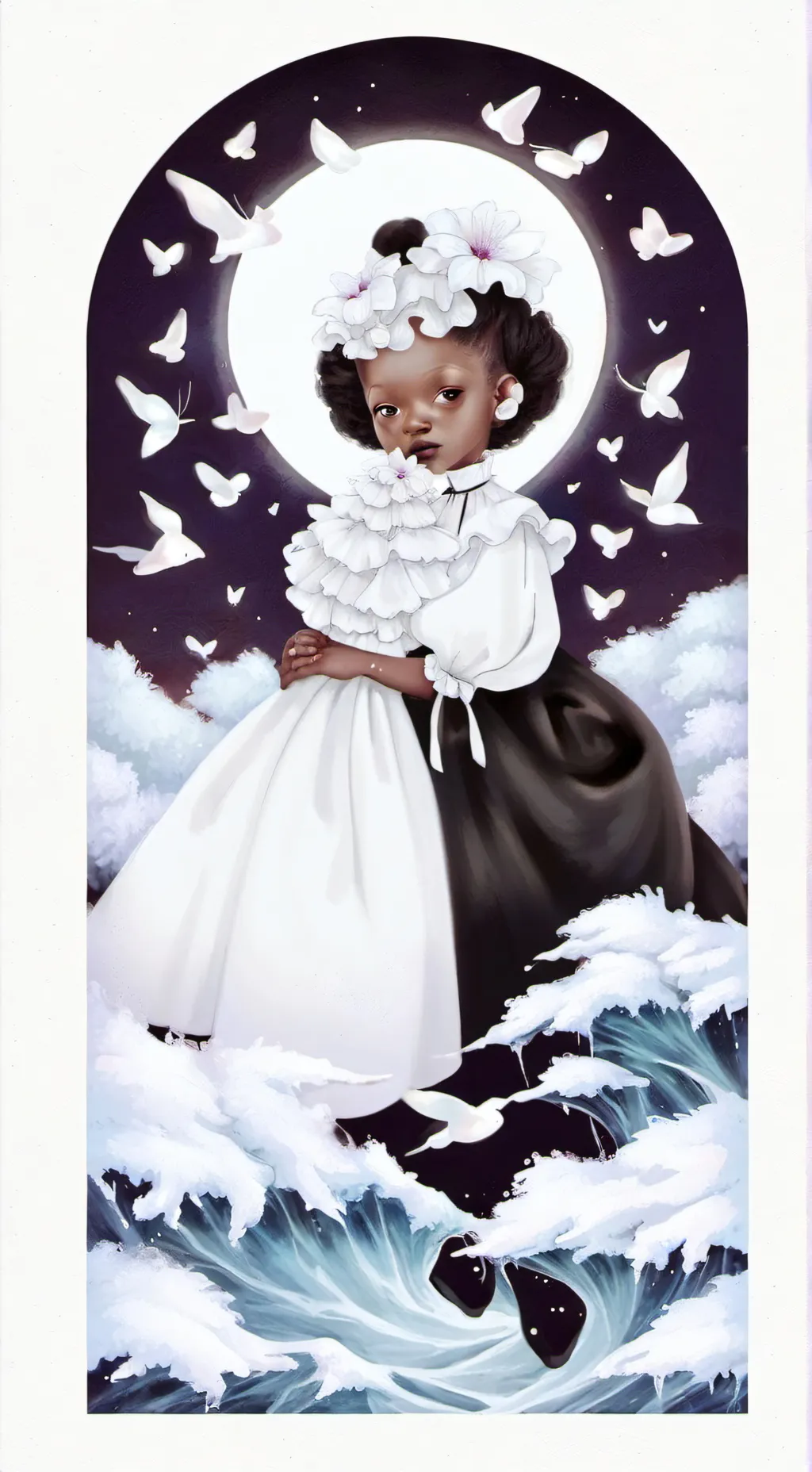 ai character: /..Baby Tiffany/.. background