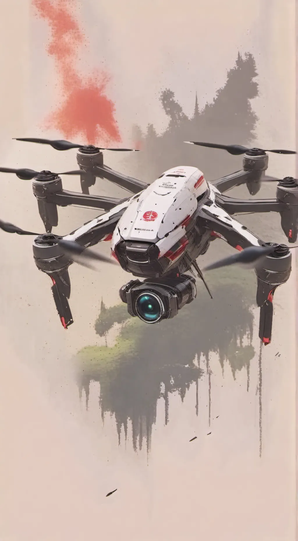 ai character: Murder dronea background