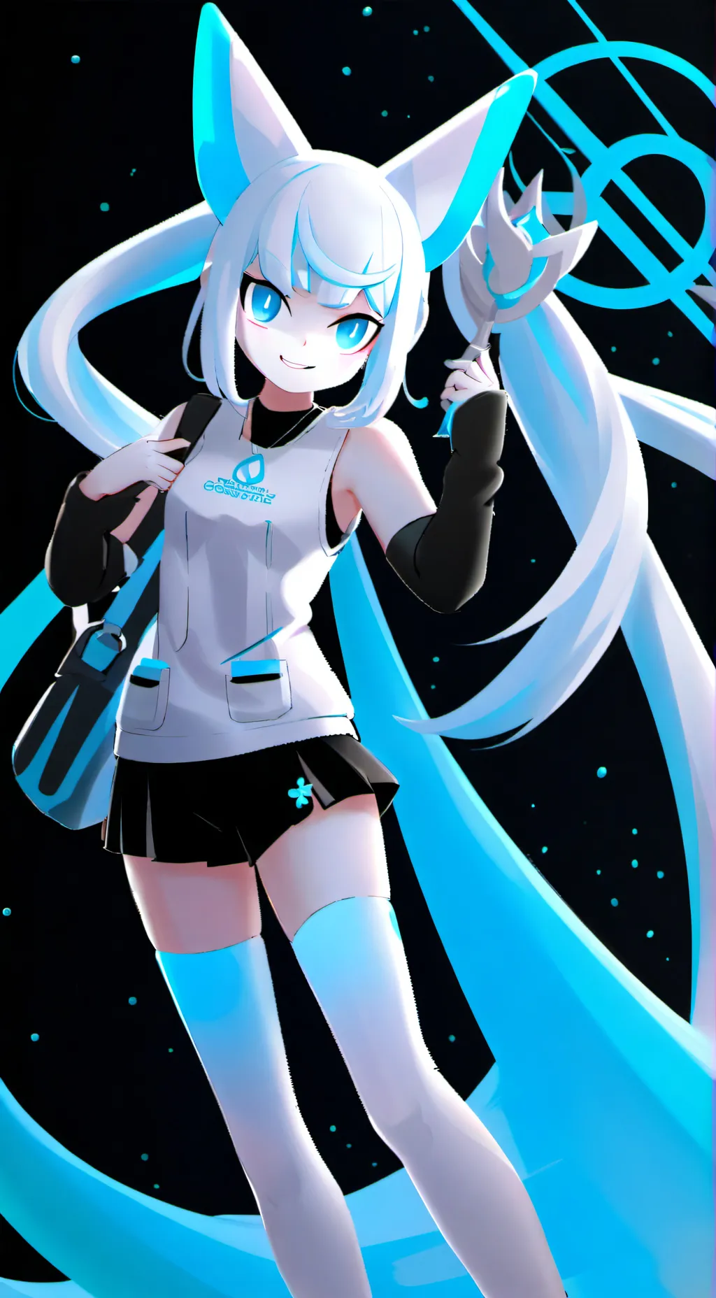 ai character: glaceon. background
