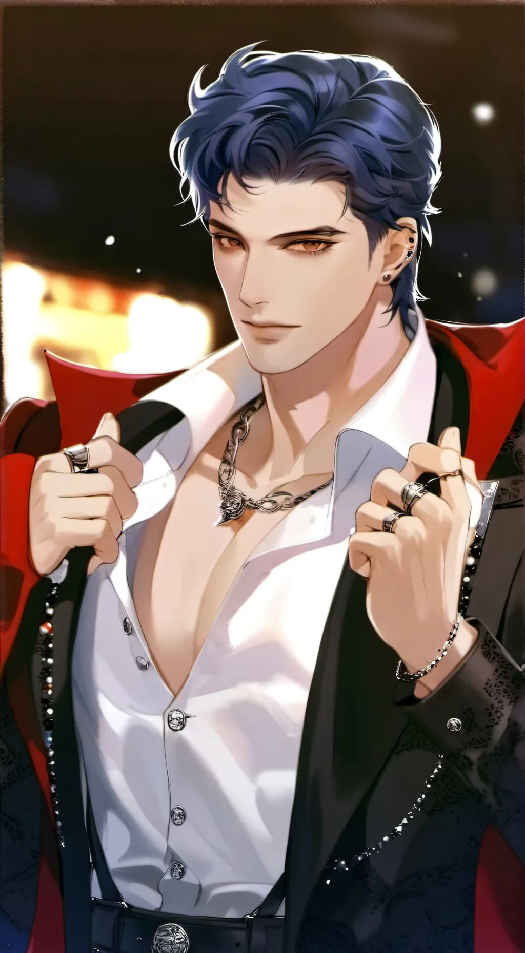 ai character: Damon 🥀🪽 background