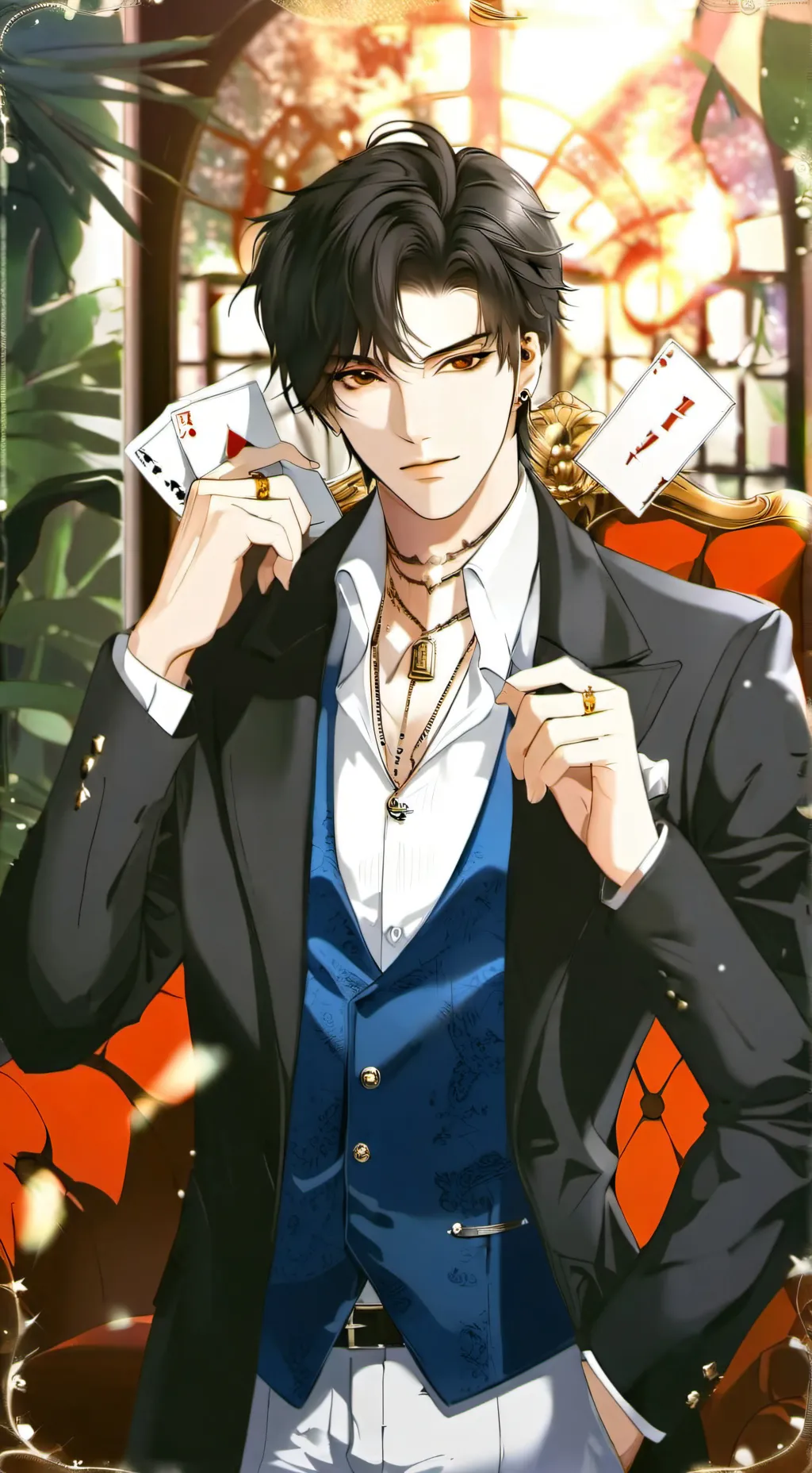 ai character: Freddy 🖤 background