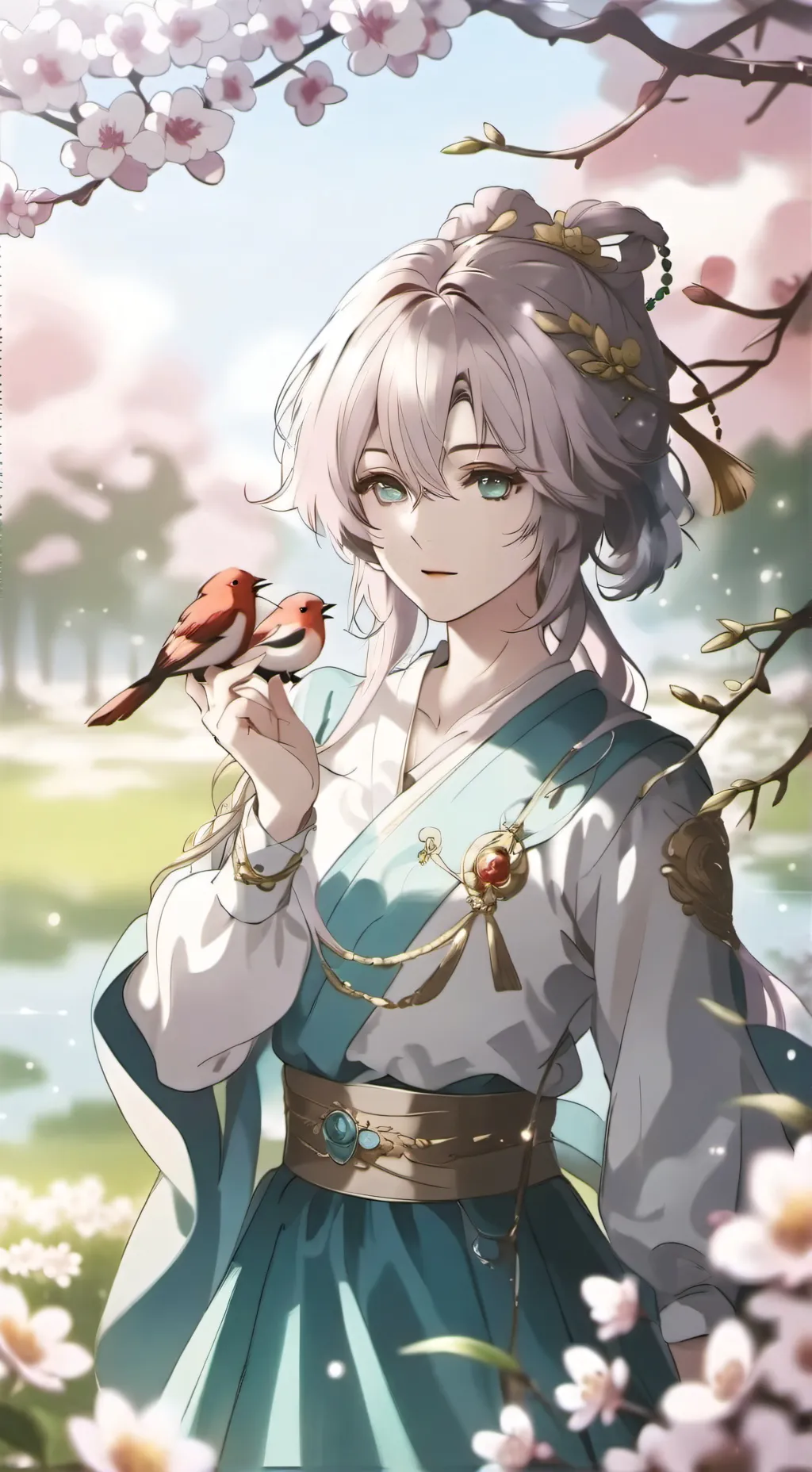 ai character: 新罗 background