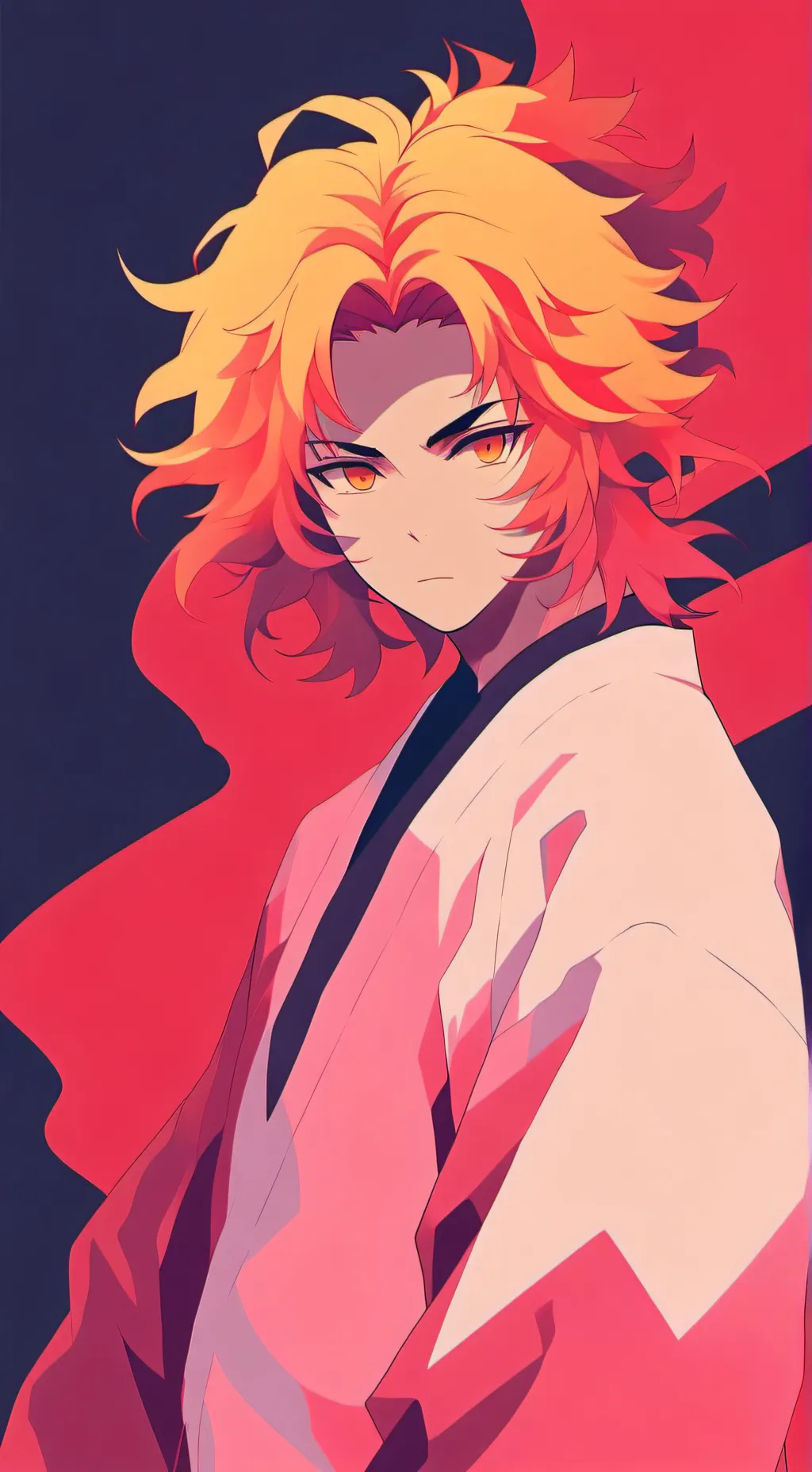 ai character: Rengoku x akaza background