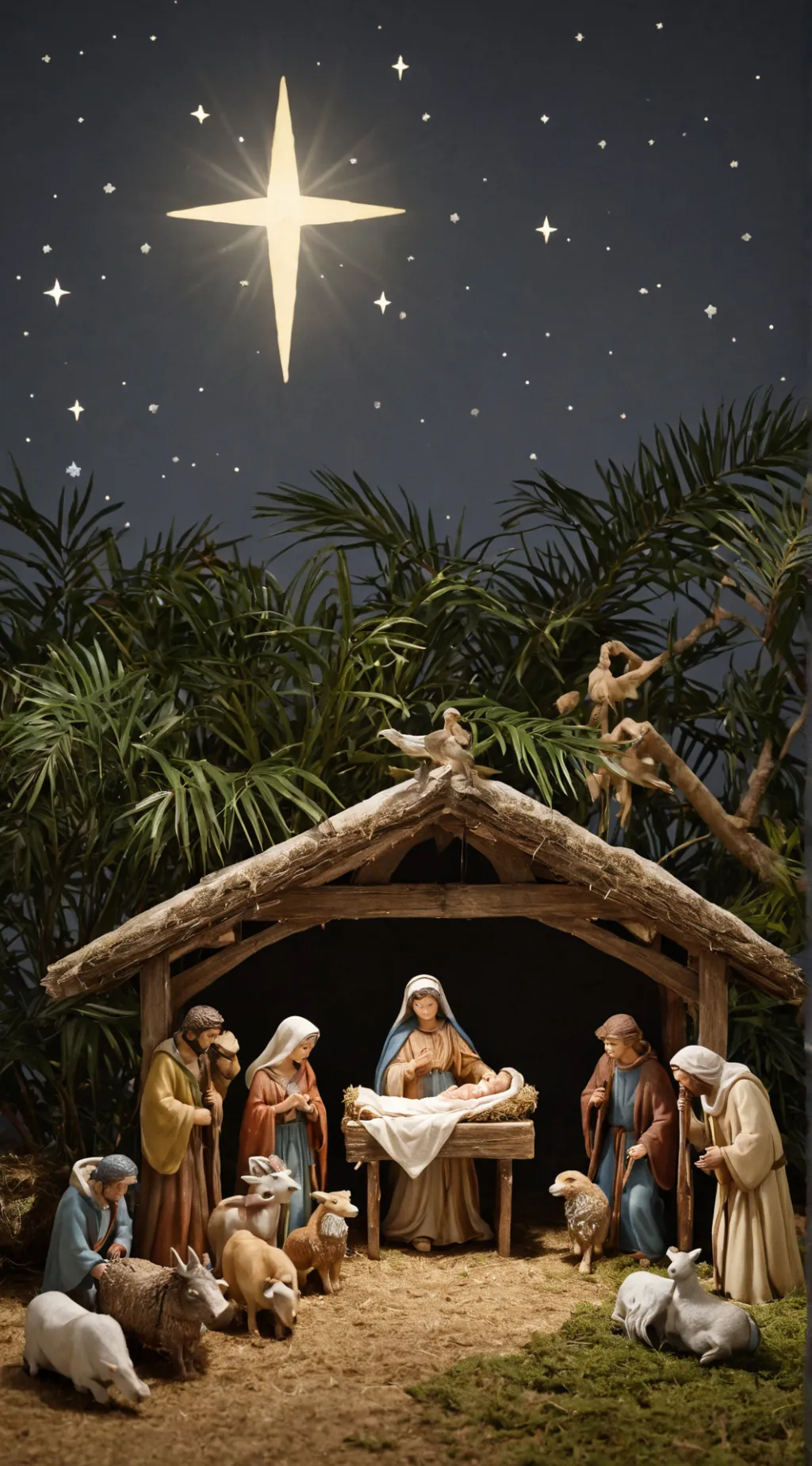 ai character: Nativity! background