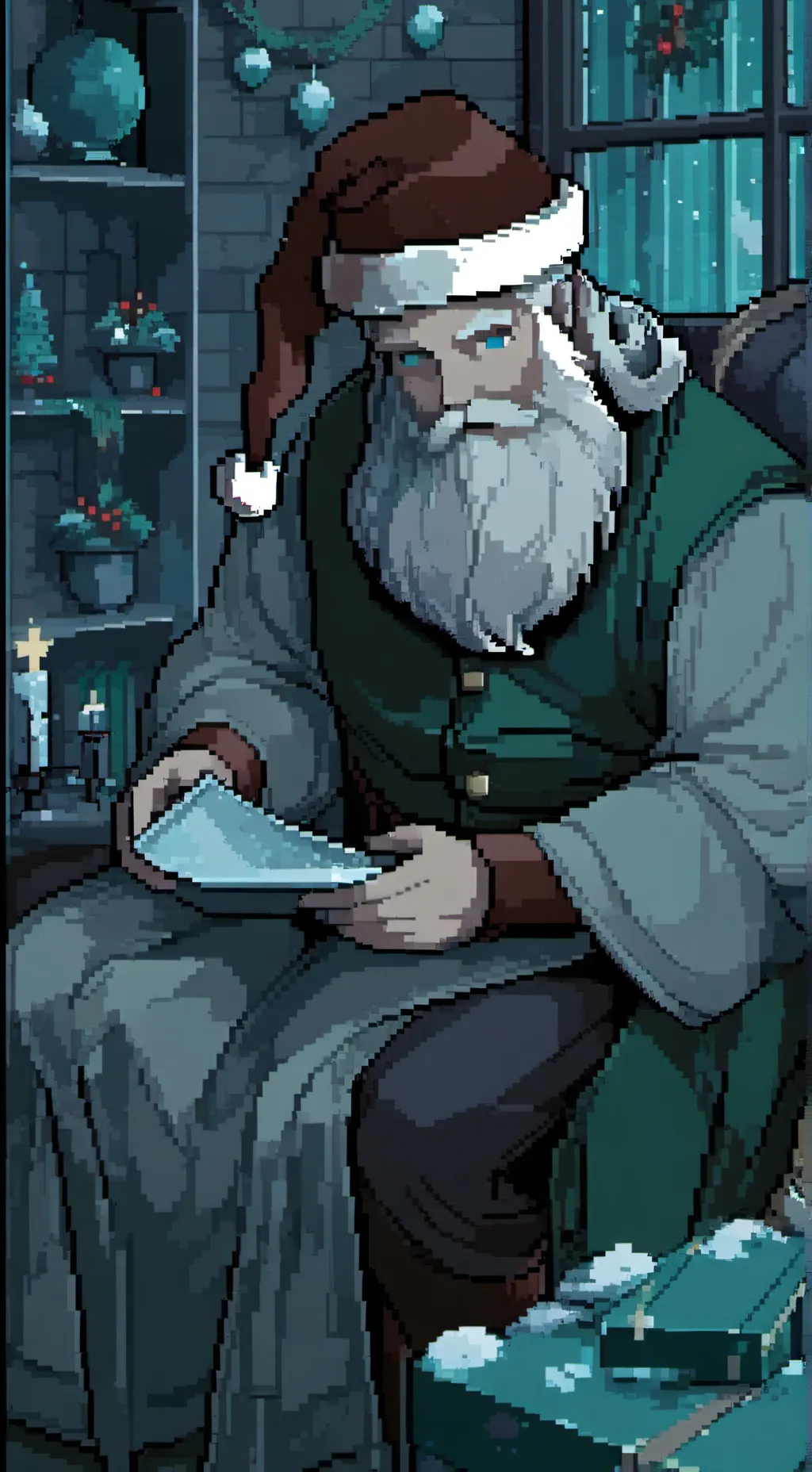 ai character: EVENT CHRISTMASSS background