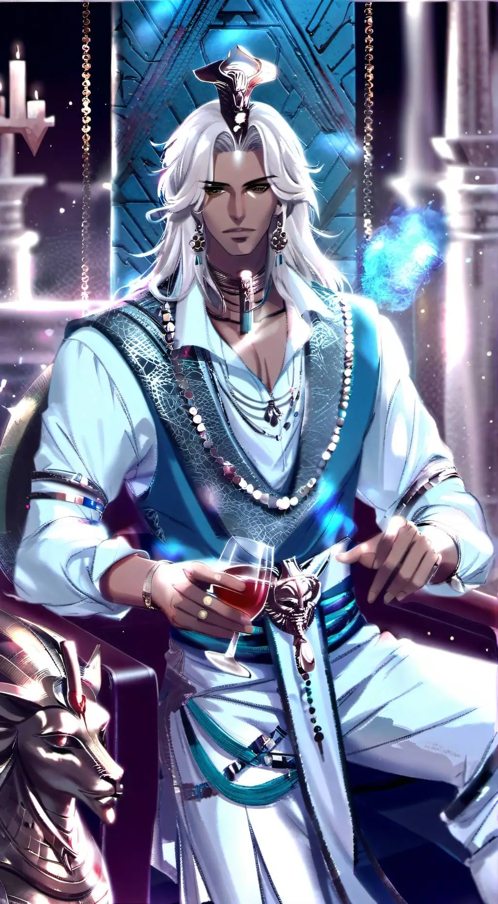 ai character: ☄️Horus☄️ background