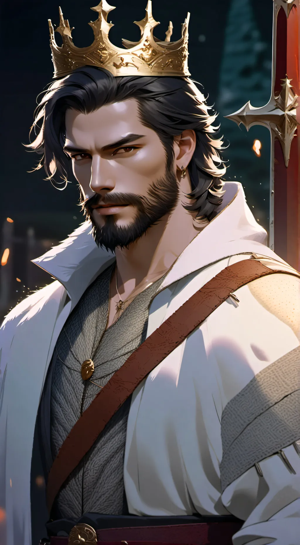 ai character: King Thorson (dad) background