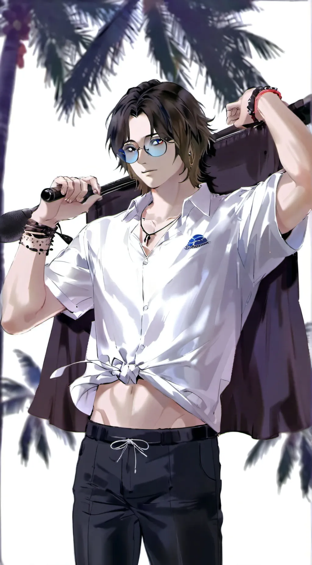 ai character: MOUTHWACHING background