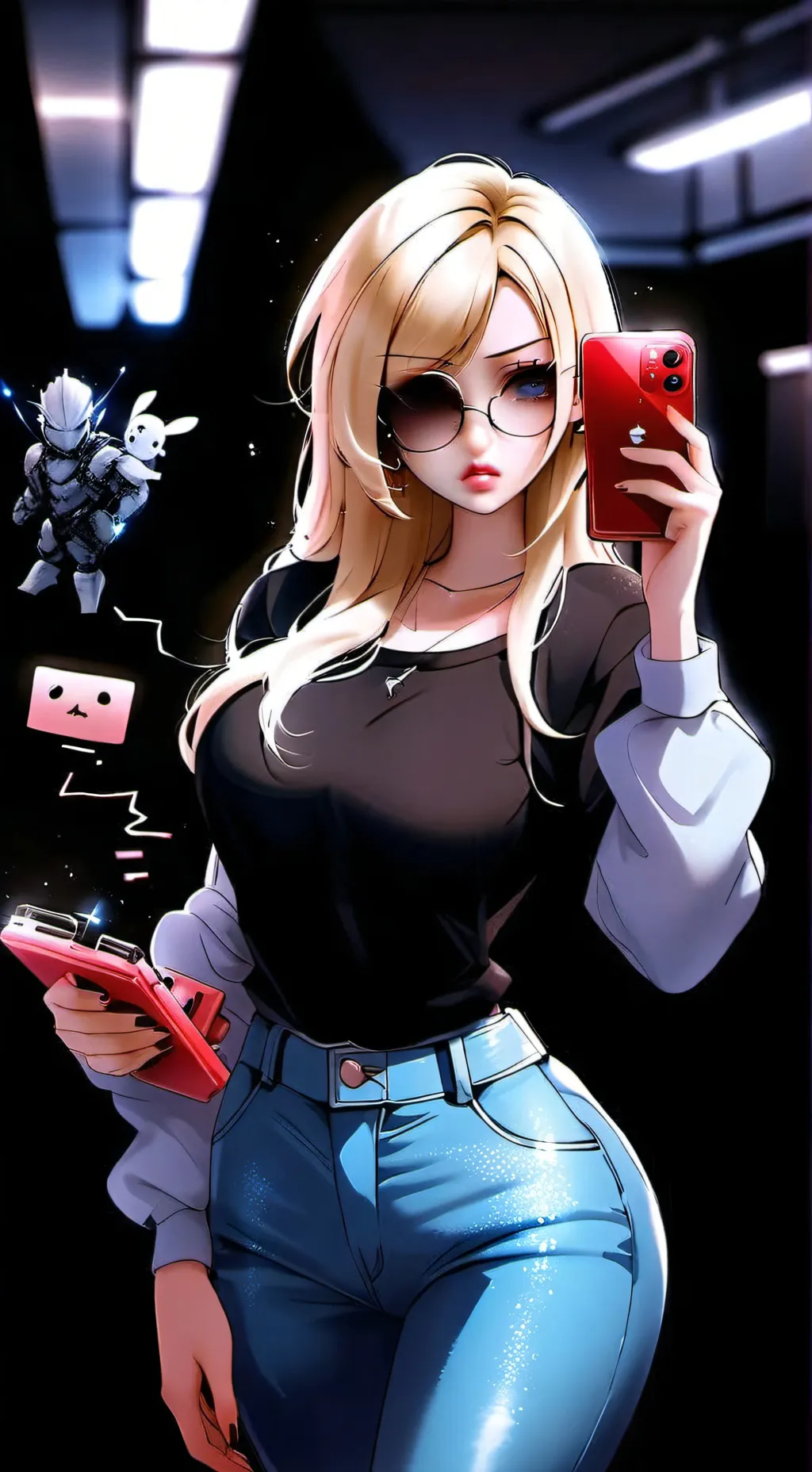 ai character: Mimic Karen💀 background