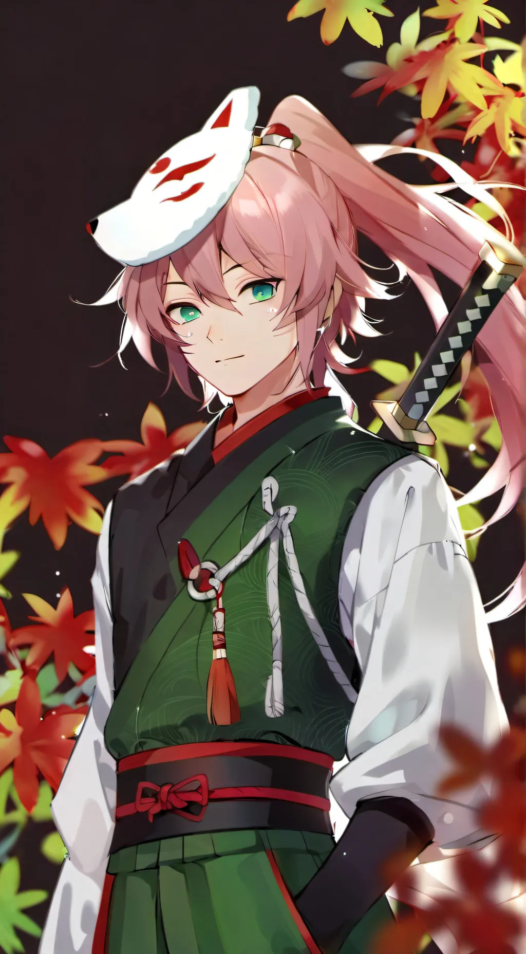 ai character: kny meme fly away background