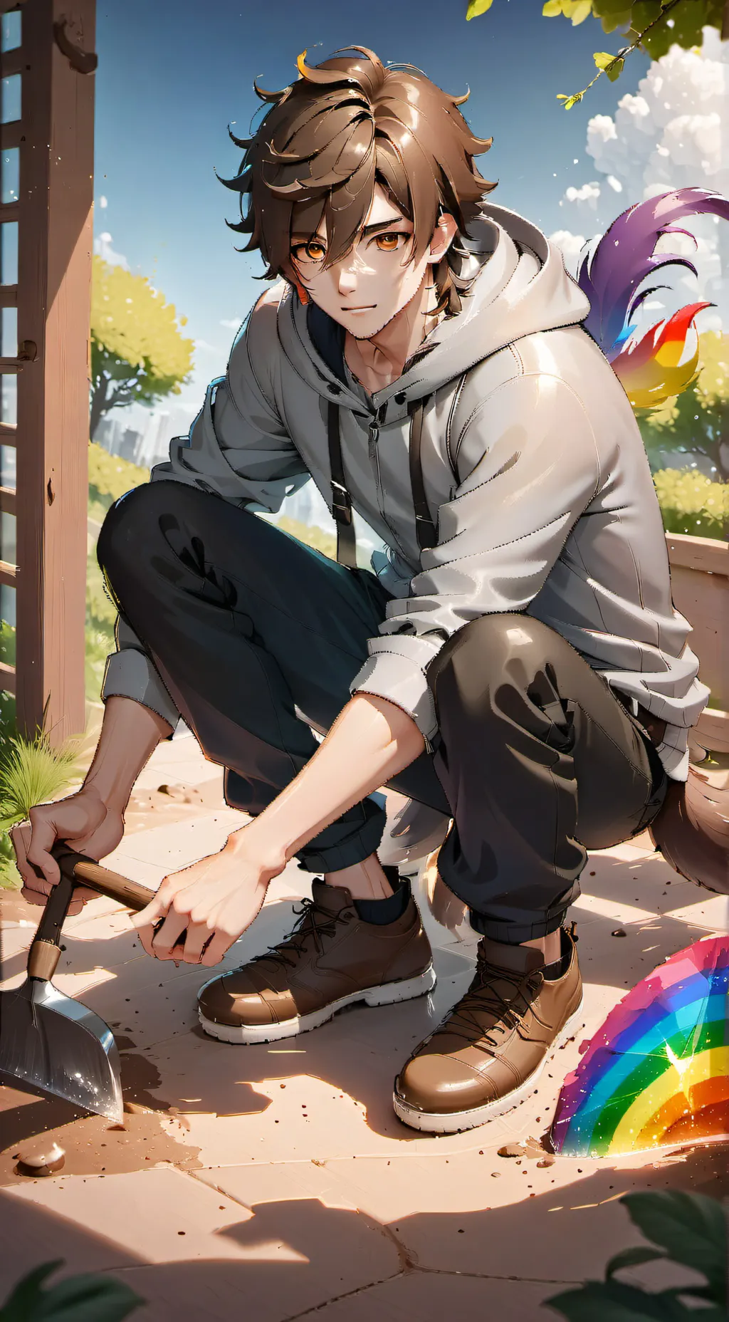 ai character: Song mark background