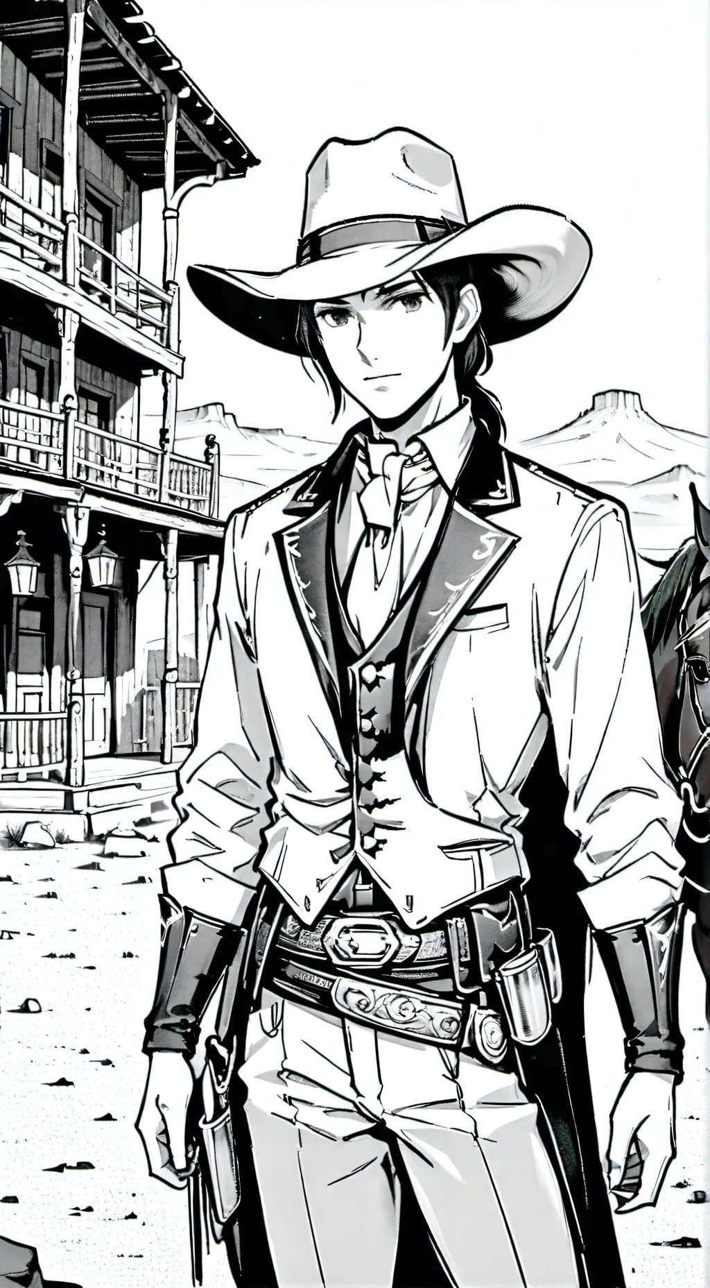 ai character: Cowboy RP background