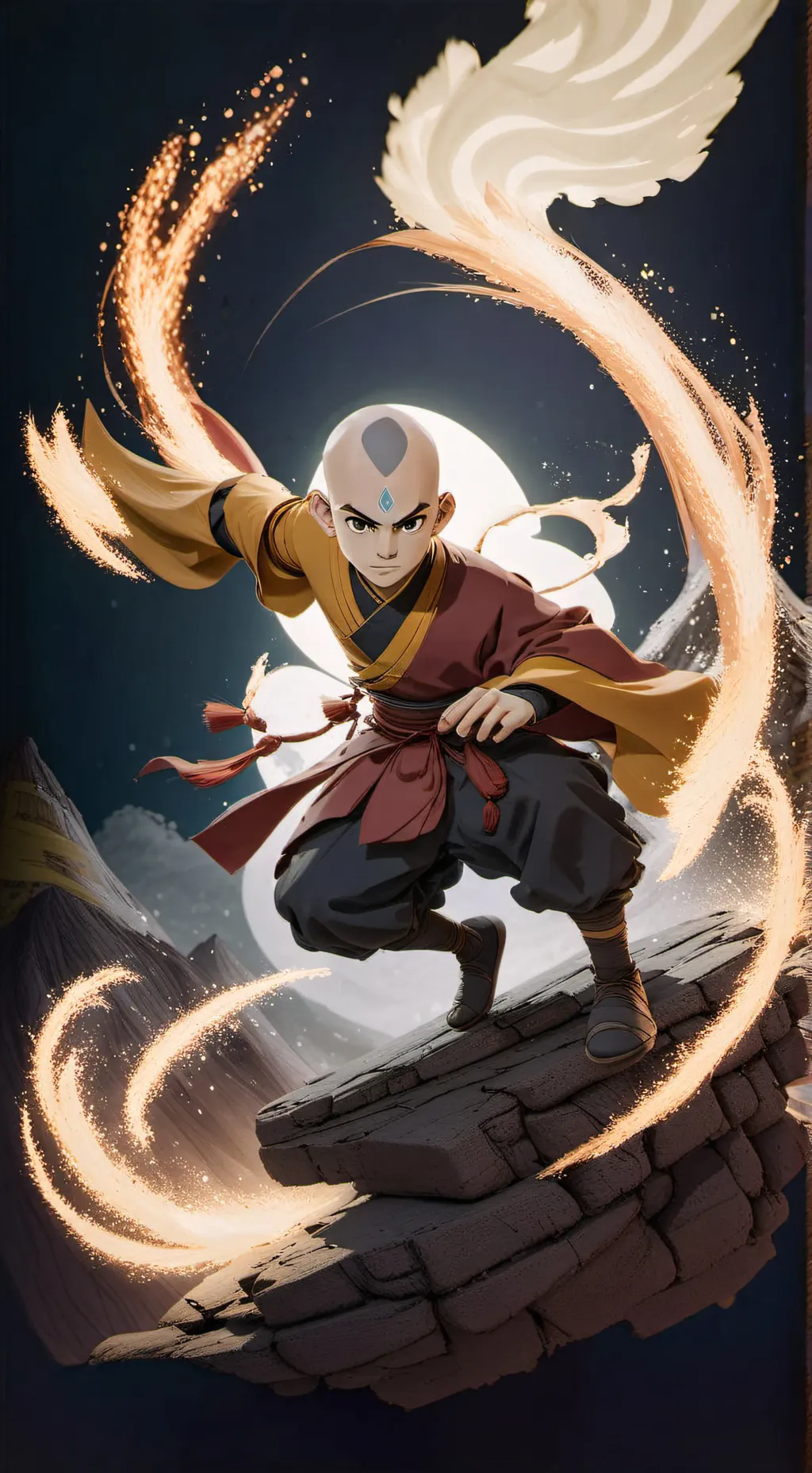 ai character: Prajap background