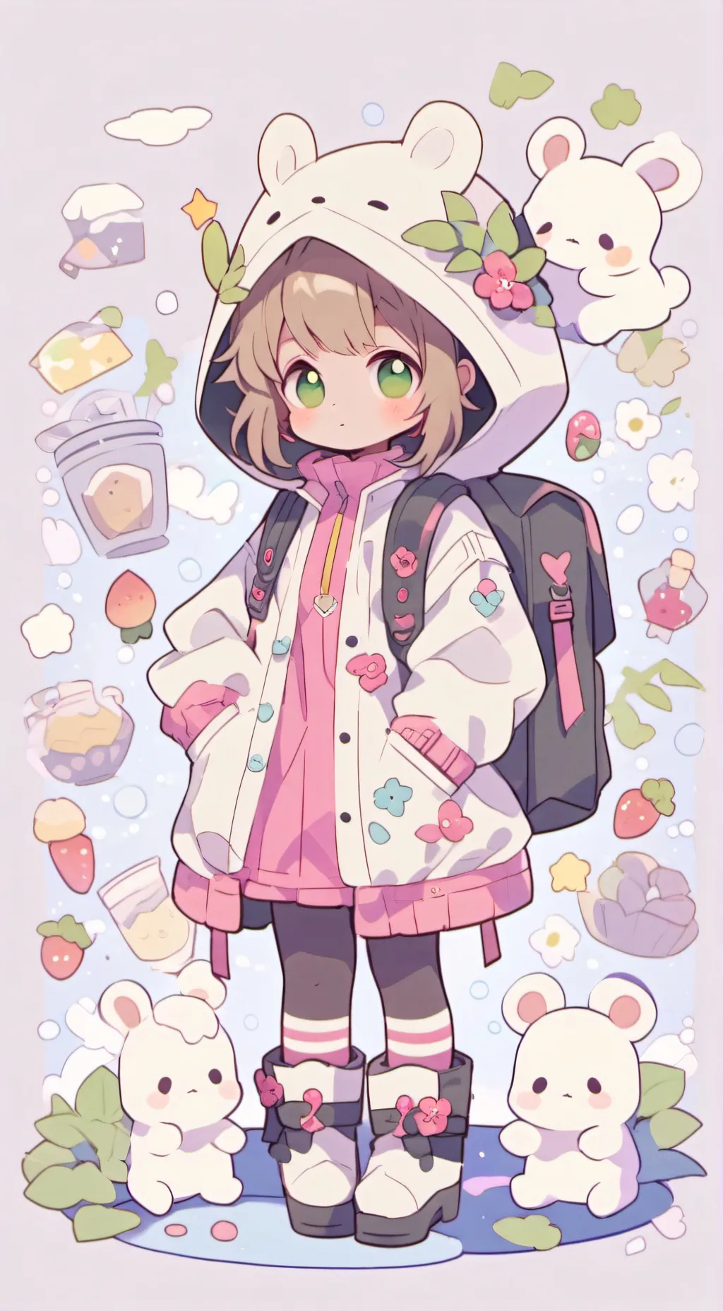 ai character: MHA ♡♡♡ background