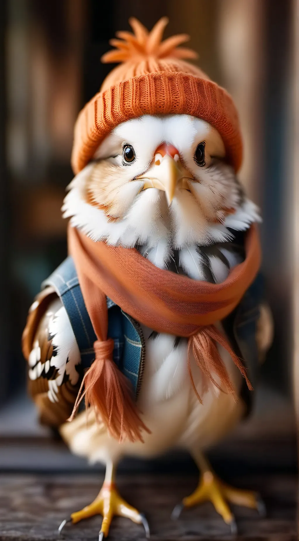 ai character: Kicky  background