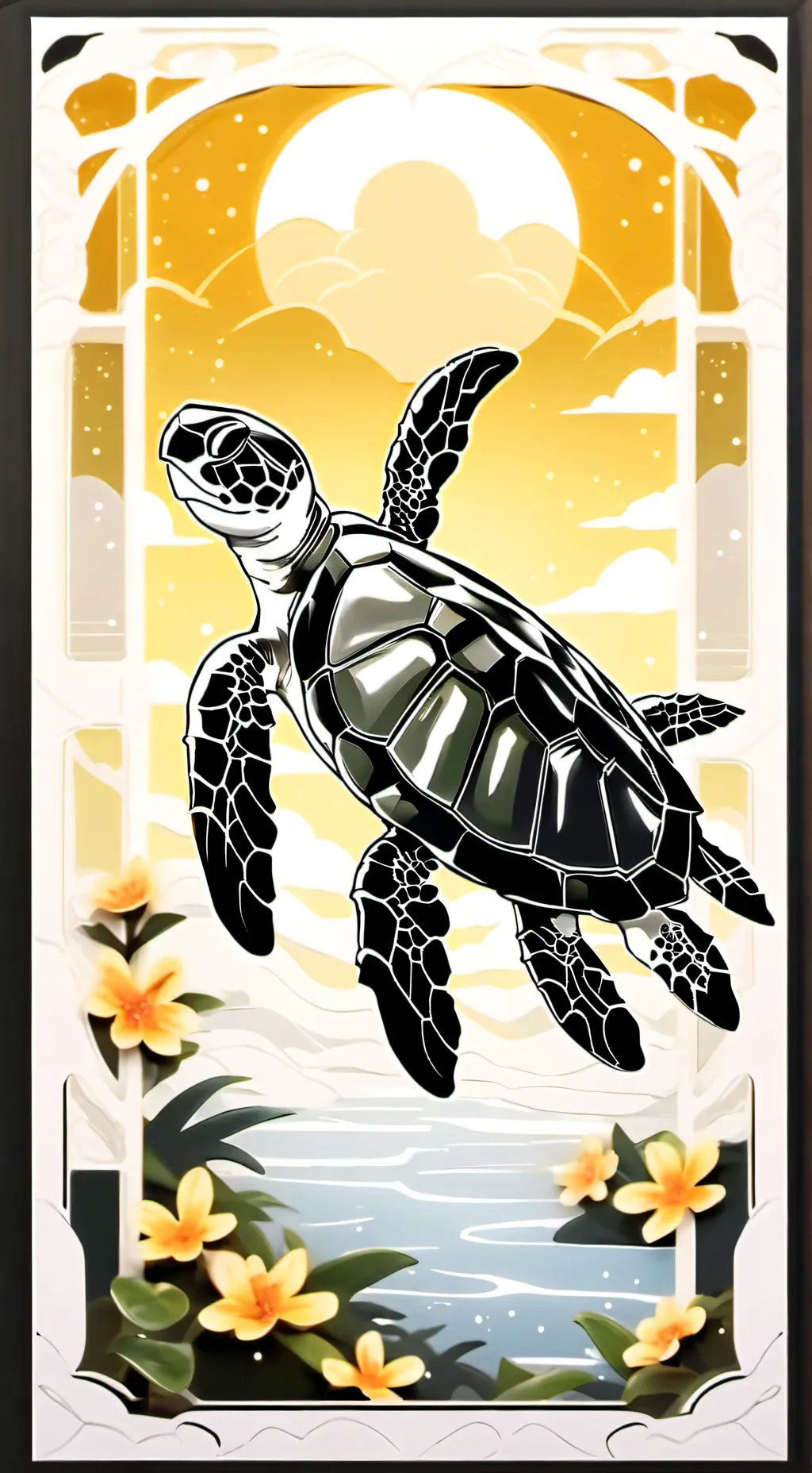 ai character: Tortue ninja background