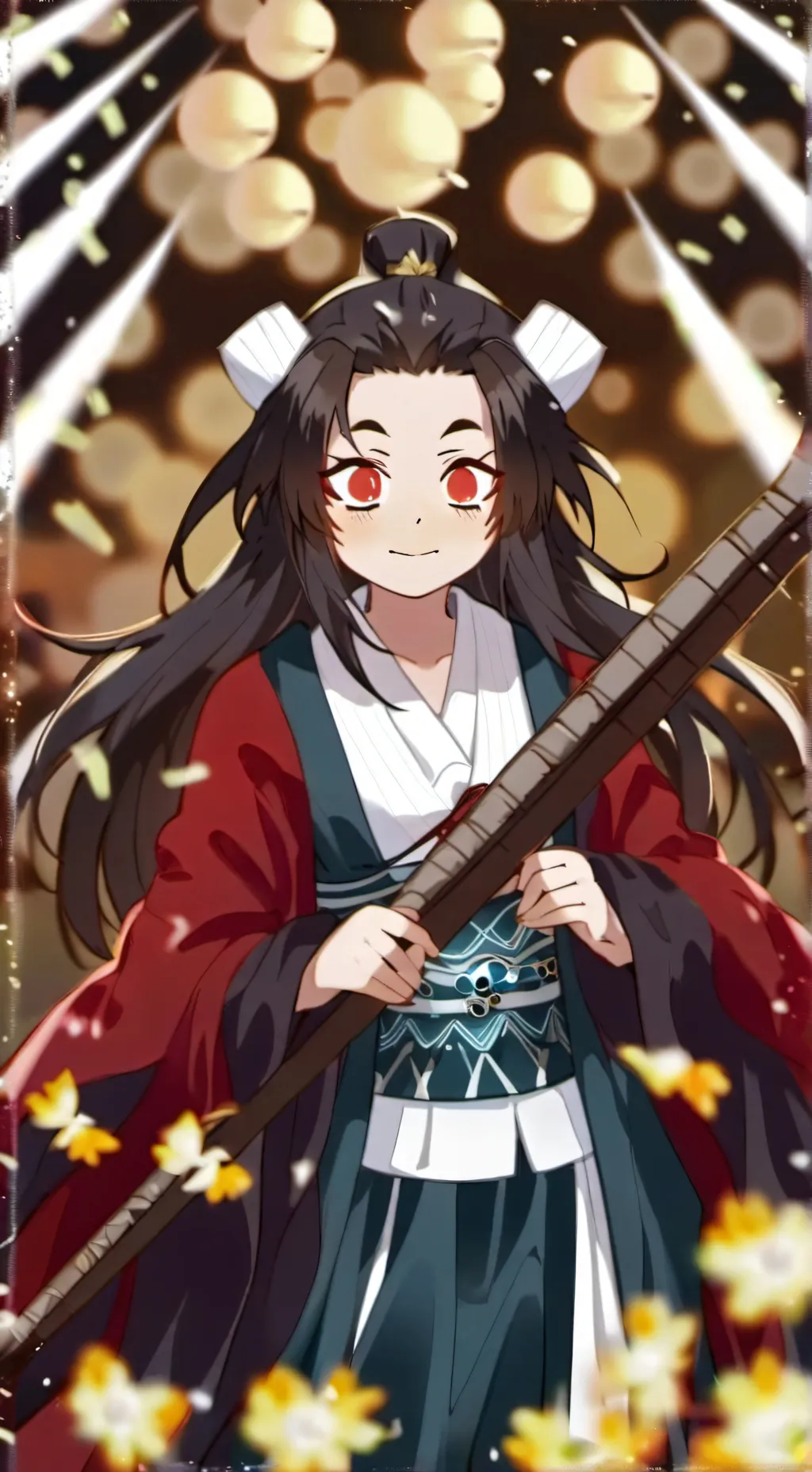 ai character: demon slayer background