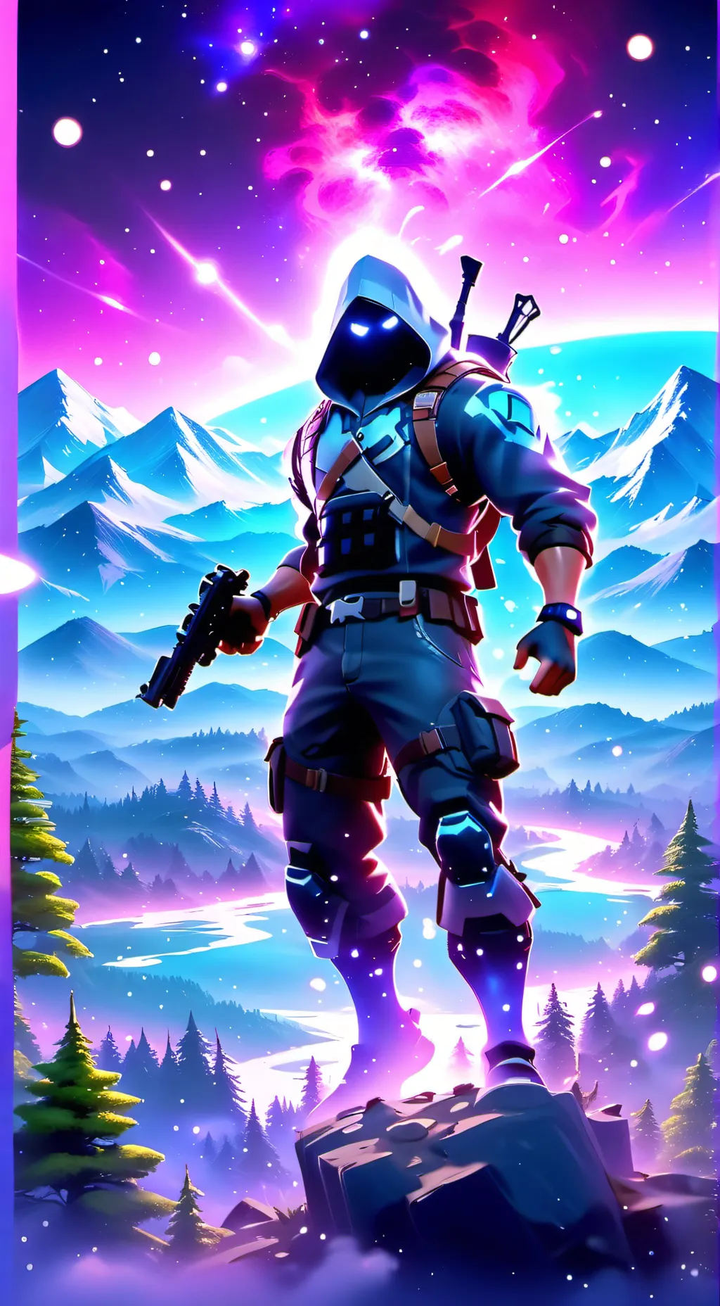 ai character: FORTNITE  background