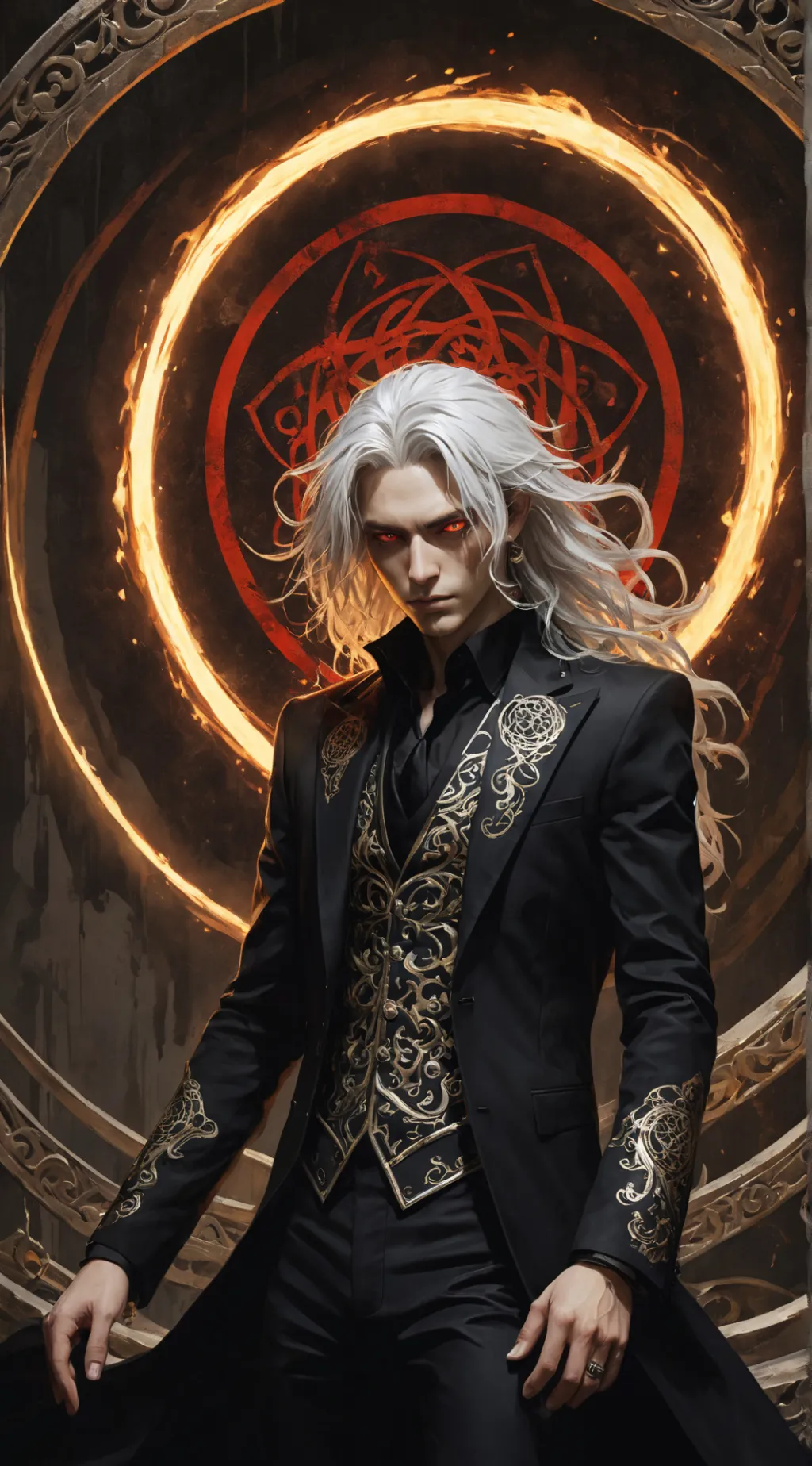 ai character: Lucifer background