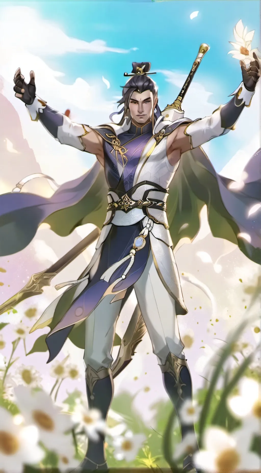 ai character: angless background