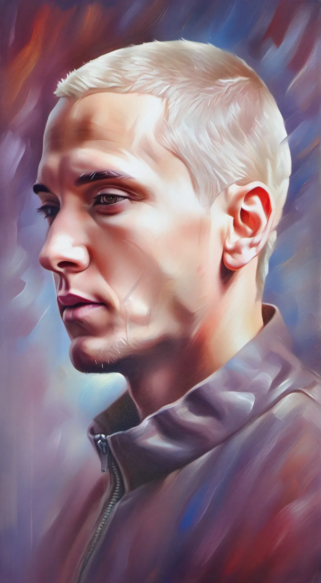 ai character: Eminem  background